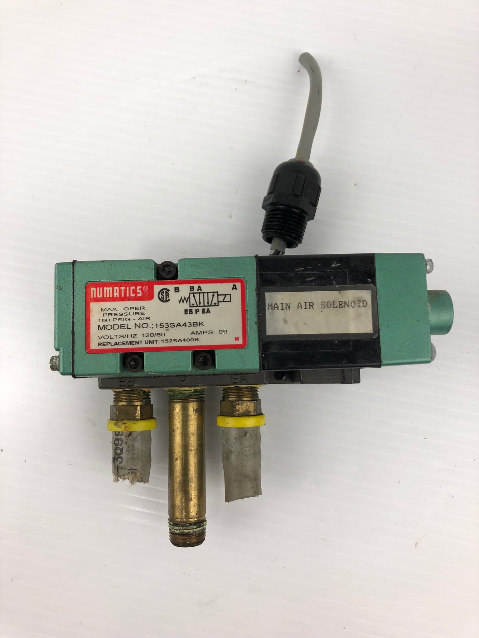 Numatics 153SA43BK Solenoid Valve