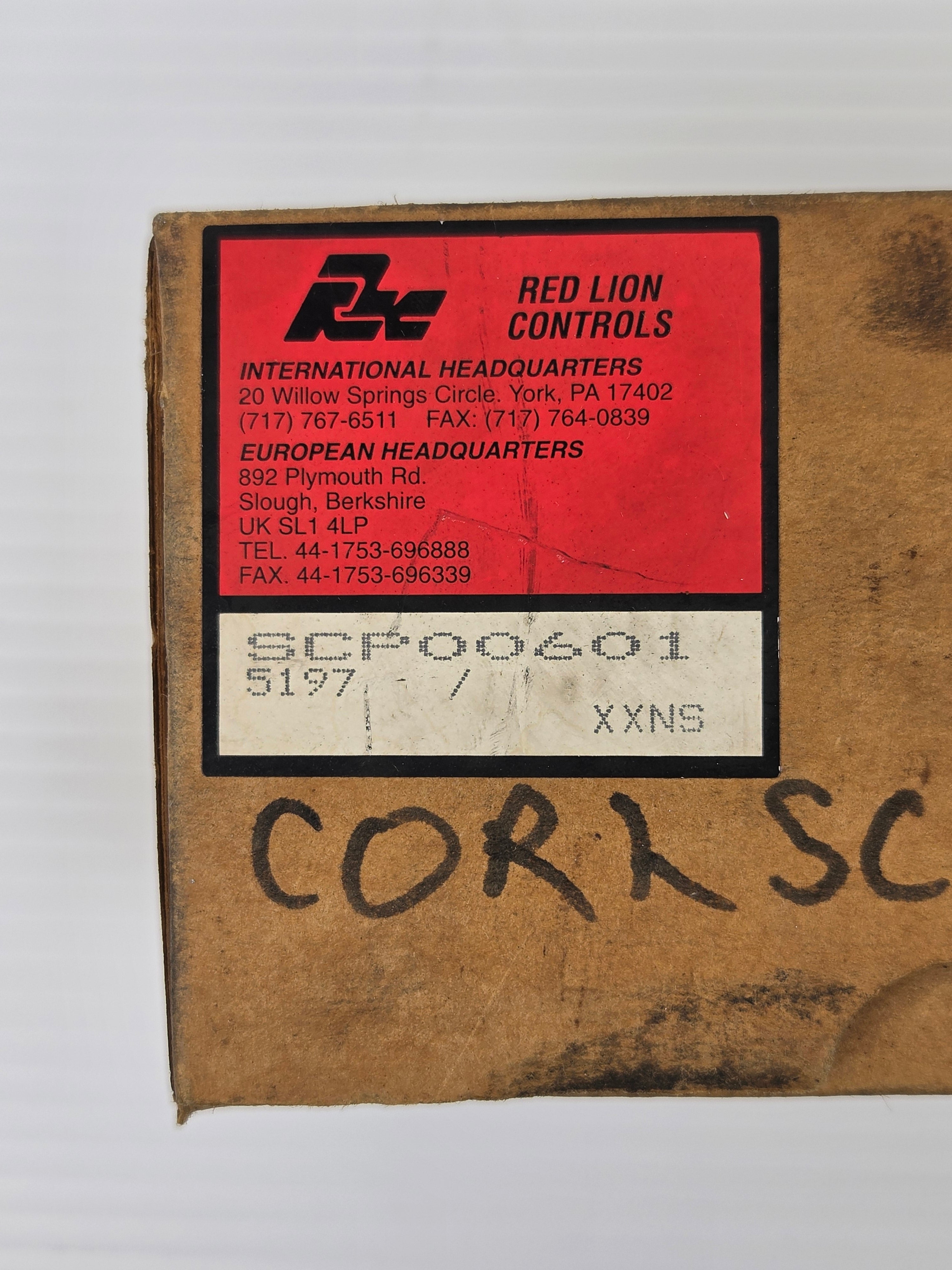 Red Lion Controls SCP00601 Counter 100 Khz Presettable Model SCP
