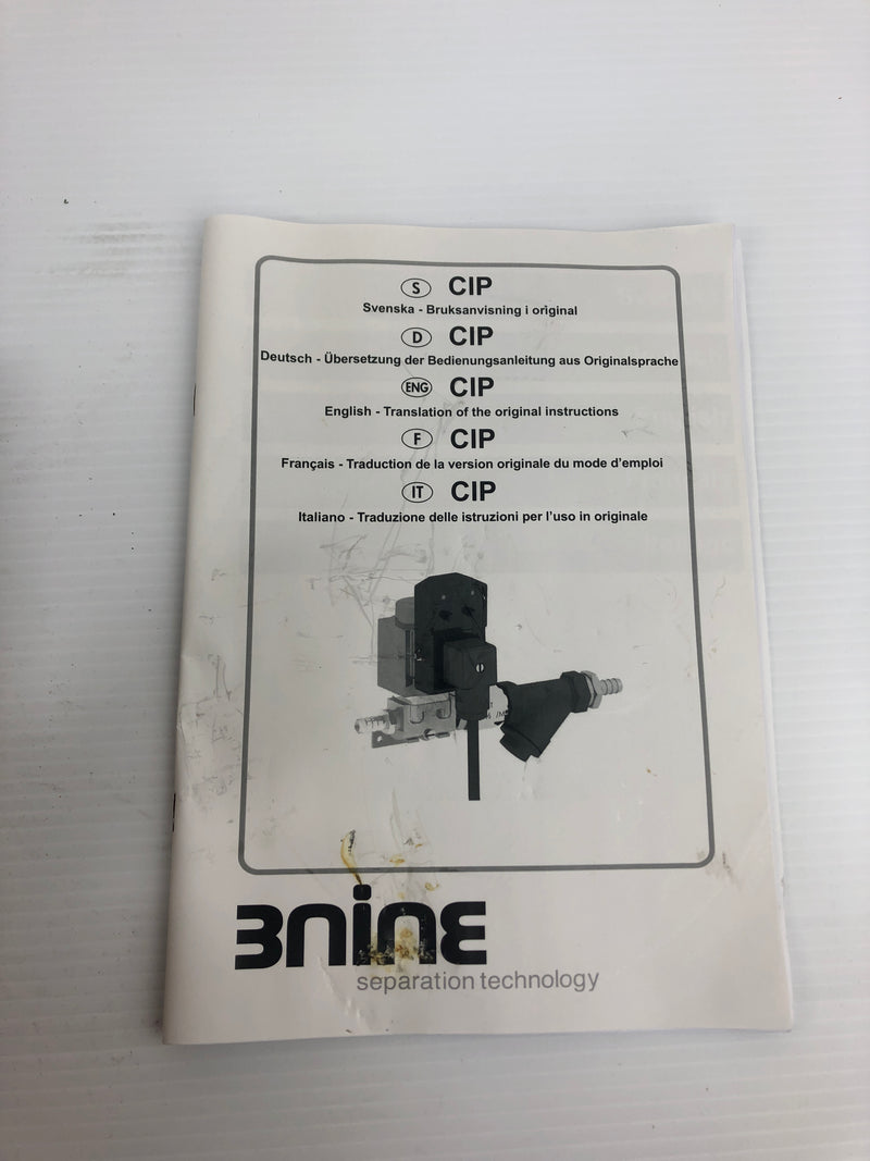 3Nine NNN-056 CIP Valve with Timer and Hose Cleaning-in-Place 110VAC