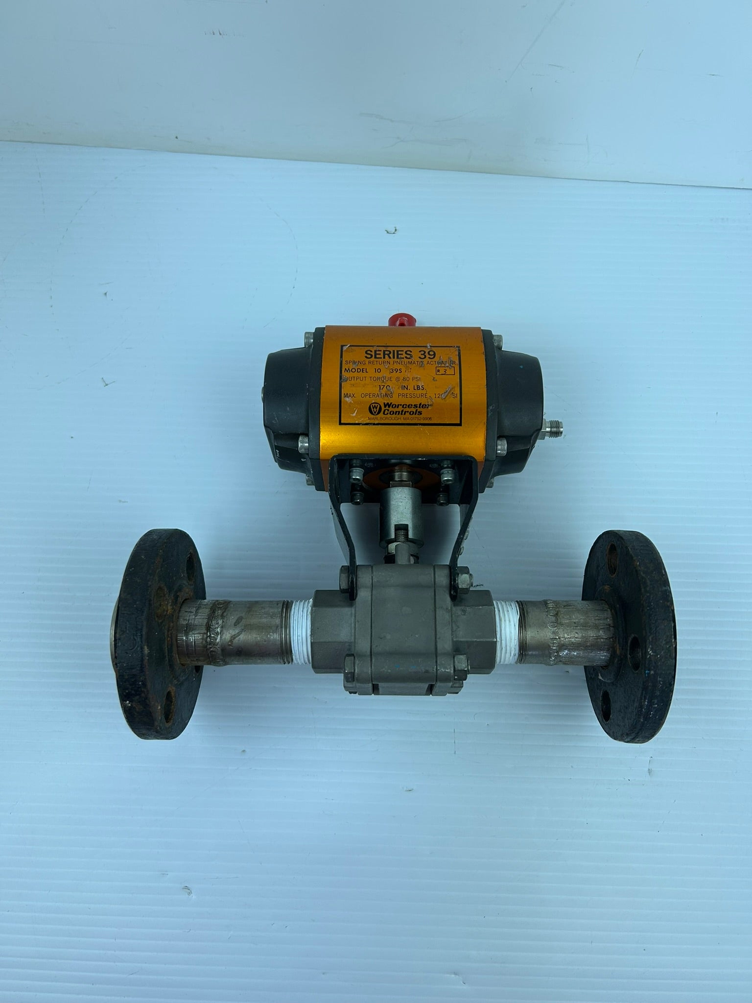 Worcester Controls 1039SNR3 Pneumatic Actuator Series 39 120PSI 170IN-LBS