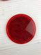 Stratolite SAE-A-87-D0T Red Reflector Peel and Stick 3-1/8" Round - Lot of 10