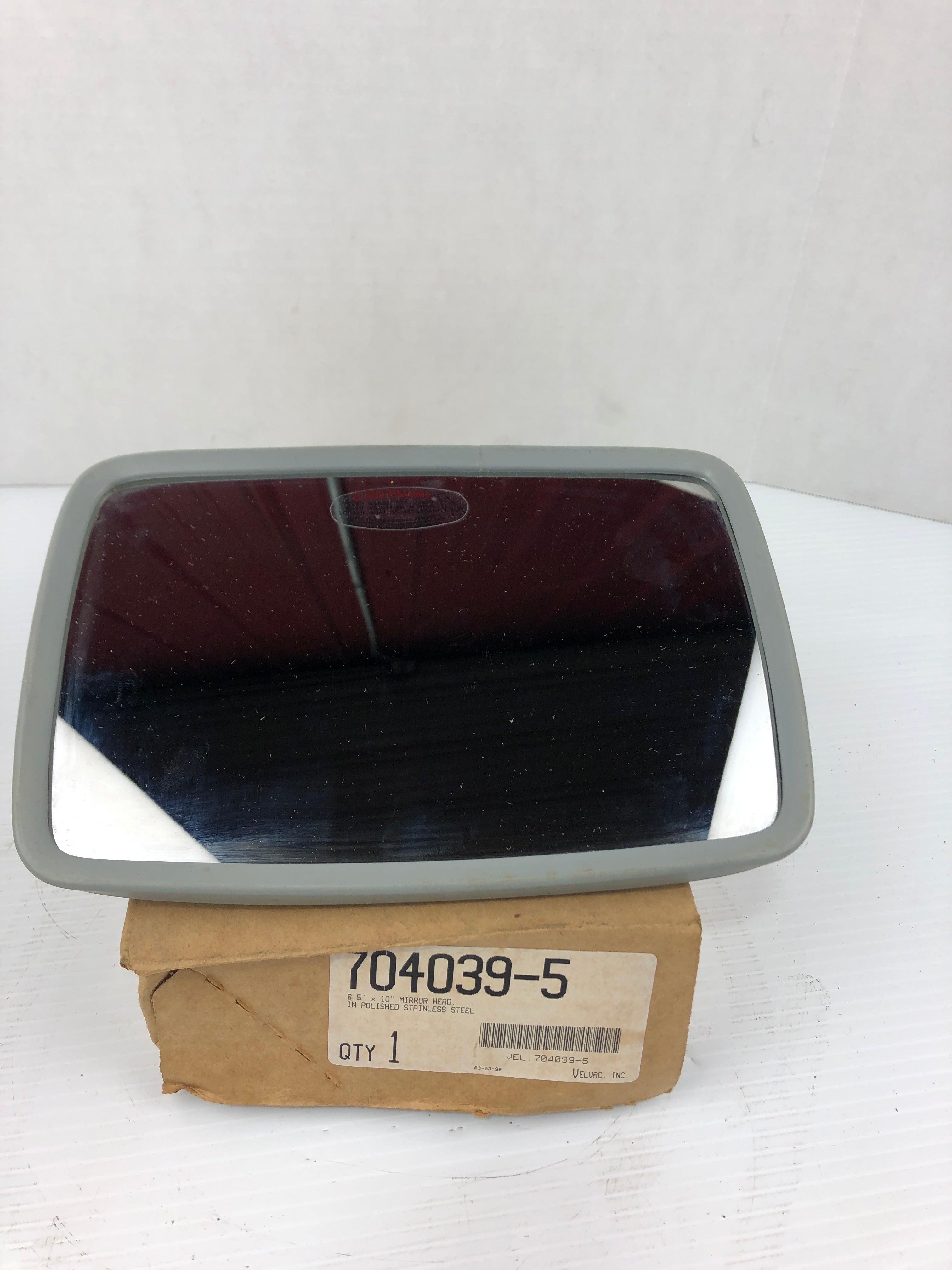 Velvac 704039-5 Stainless Steel Mirror Head 6.5" x 10"