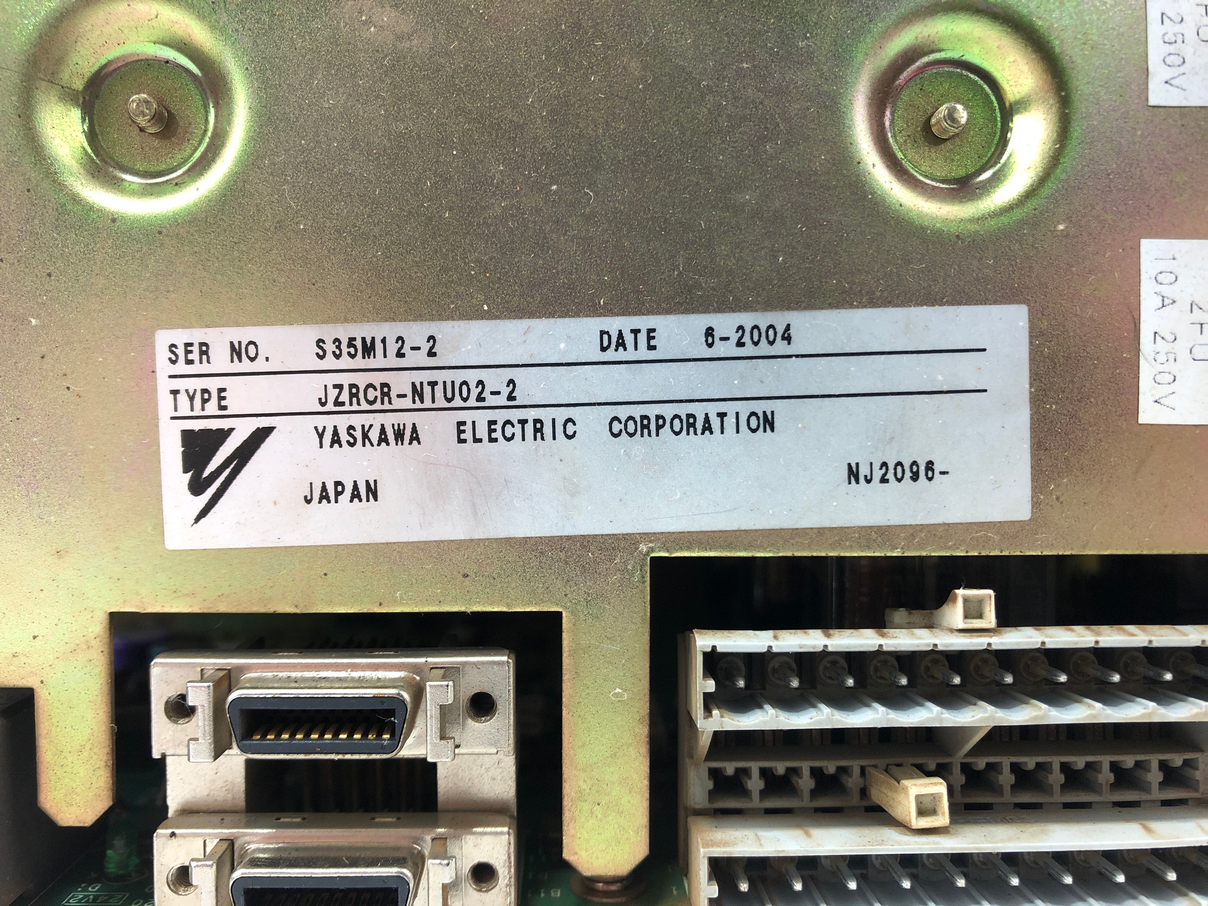 Yaskawa Power Supply JZRCR-NTU02-2