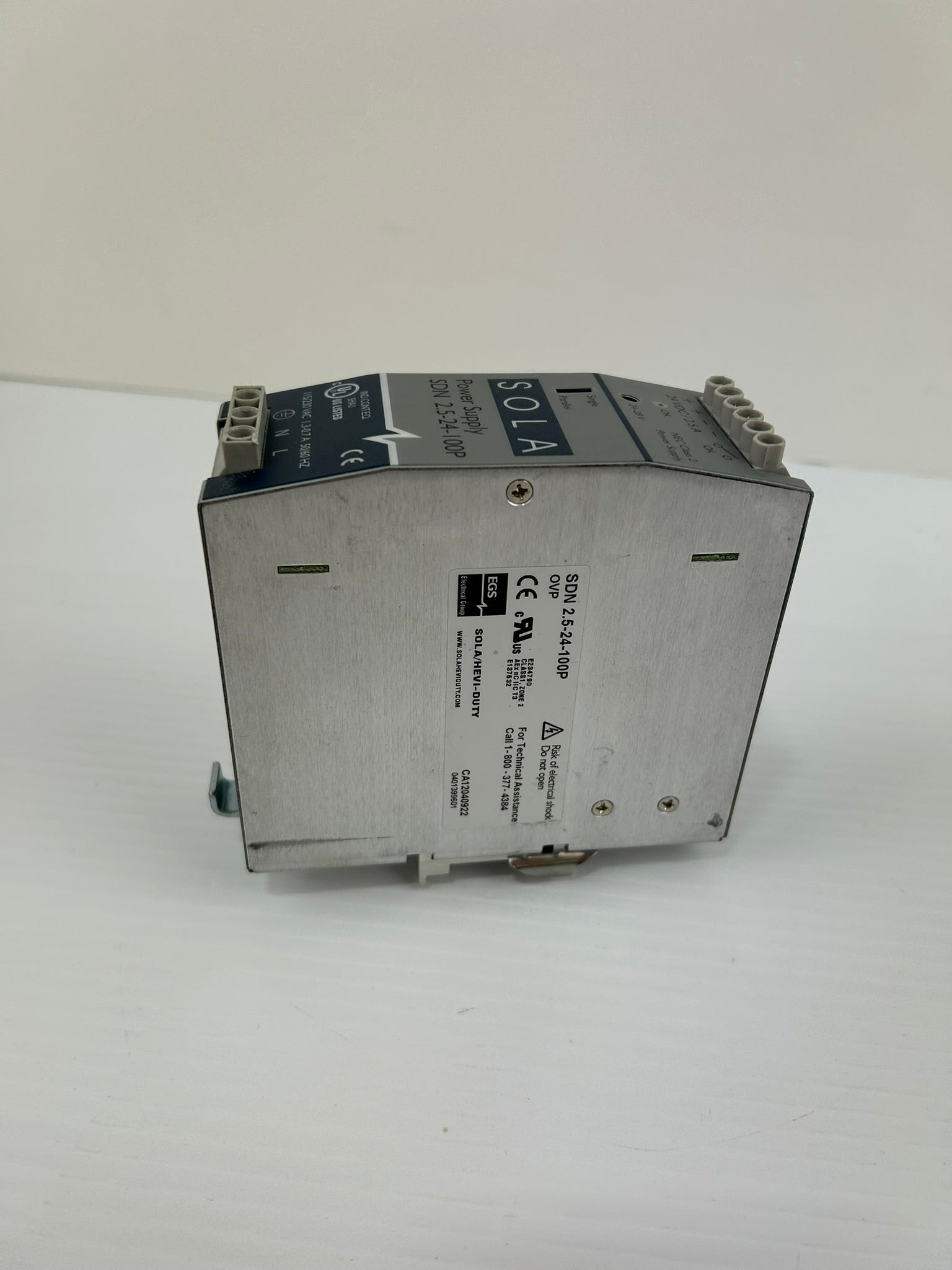 Emerson SOLA SDN 2.5-24-100P Power Supply 2.5A 24VDC