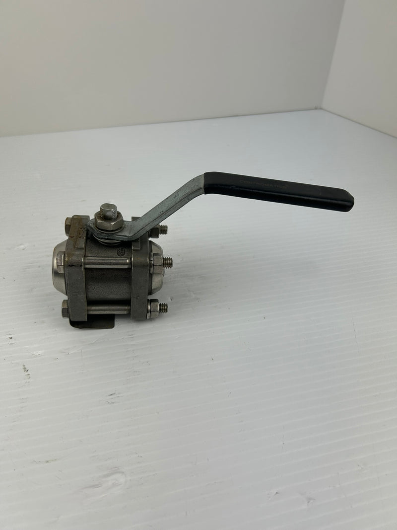 Contromatics C-1633-CC GR Ball Valve Size 1 CF-8M RTFE 316