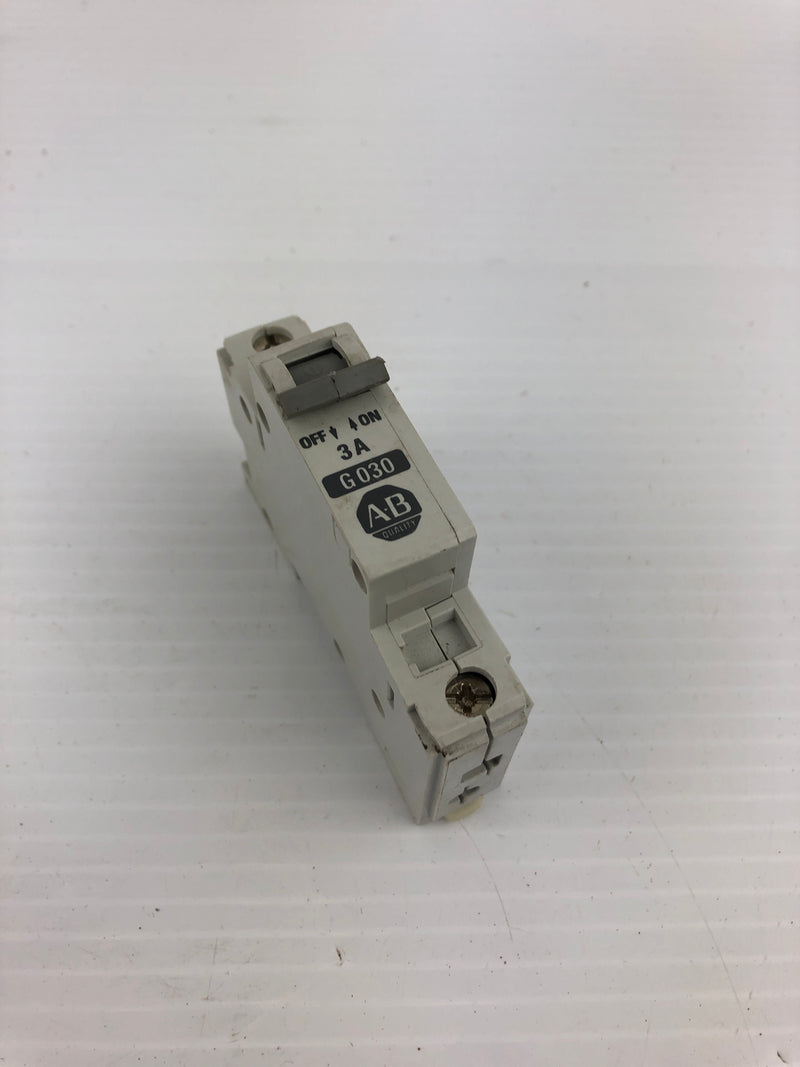 Allen Bradley 1492-CB1 Circuit Breaker G030 3A Series B