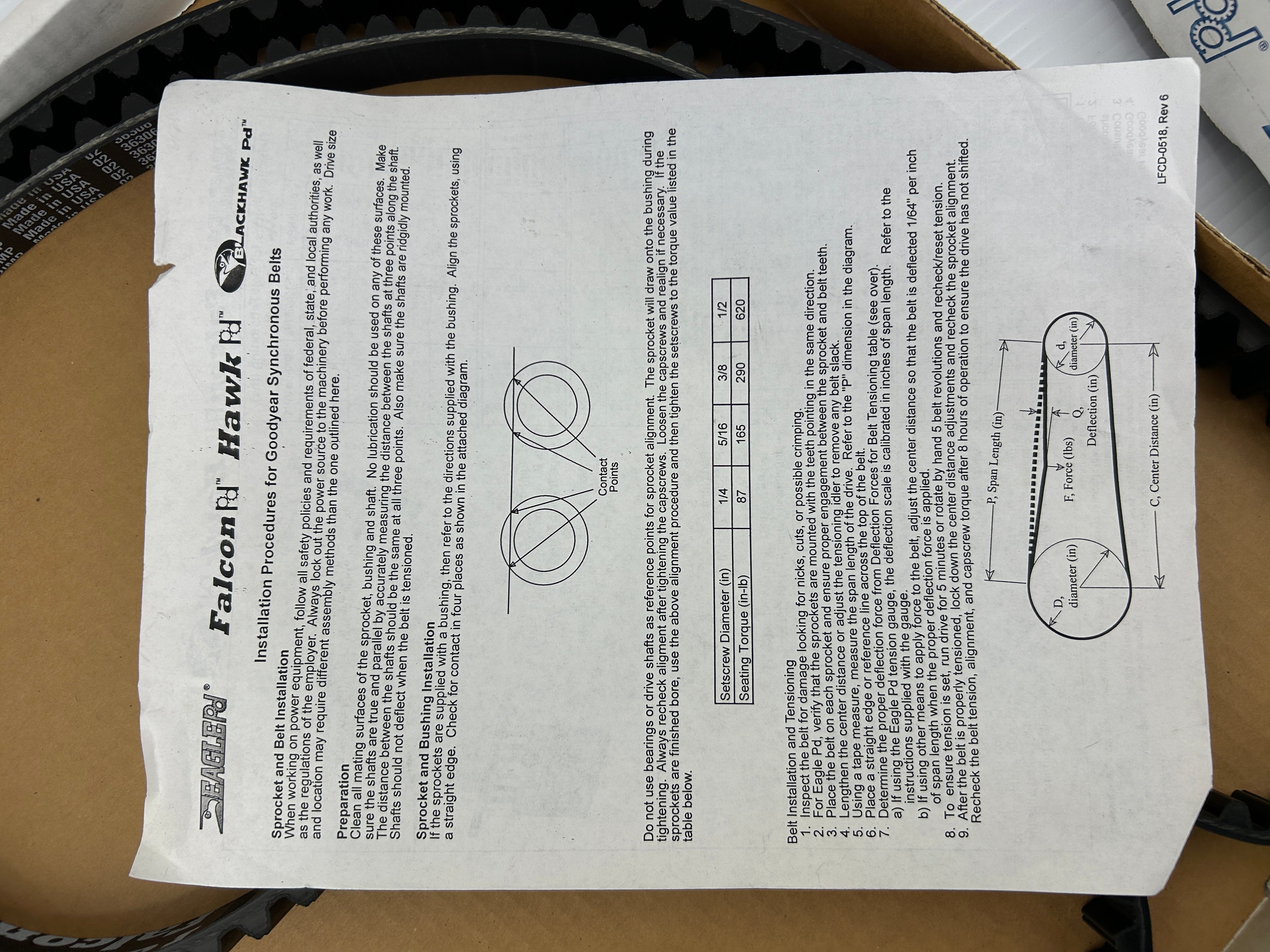 Goodyear 14GTR-2380-20 Falcon Timing Belt