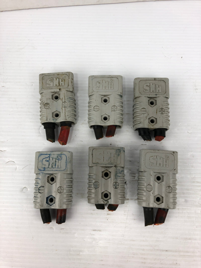 SMH SY Forklift Battery Connector Plug 175A 600V - Lot of 6