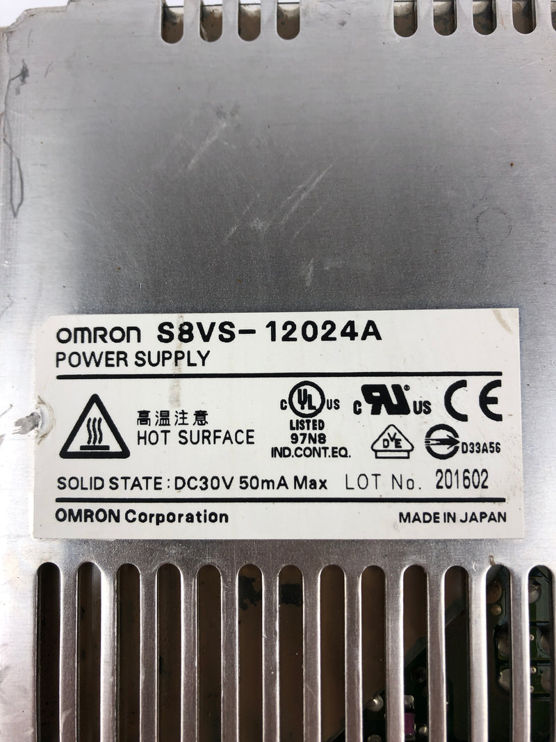 OMRON S8VS-12024A Power Supply Solid State DC30V No covers