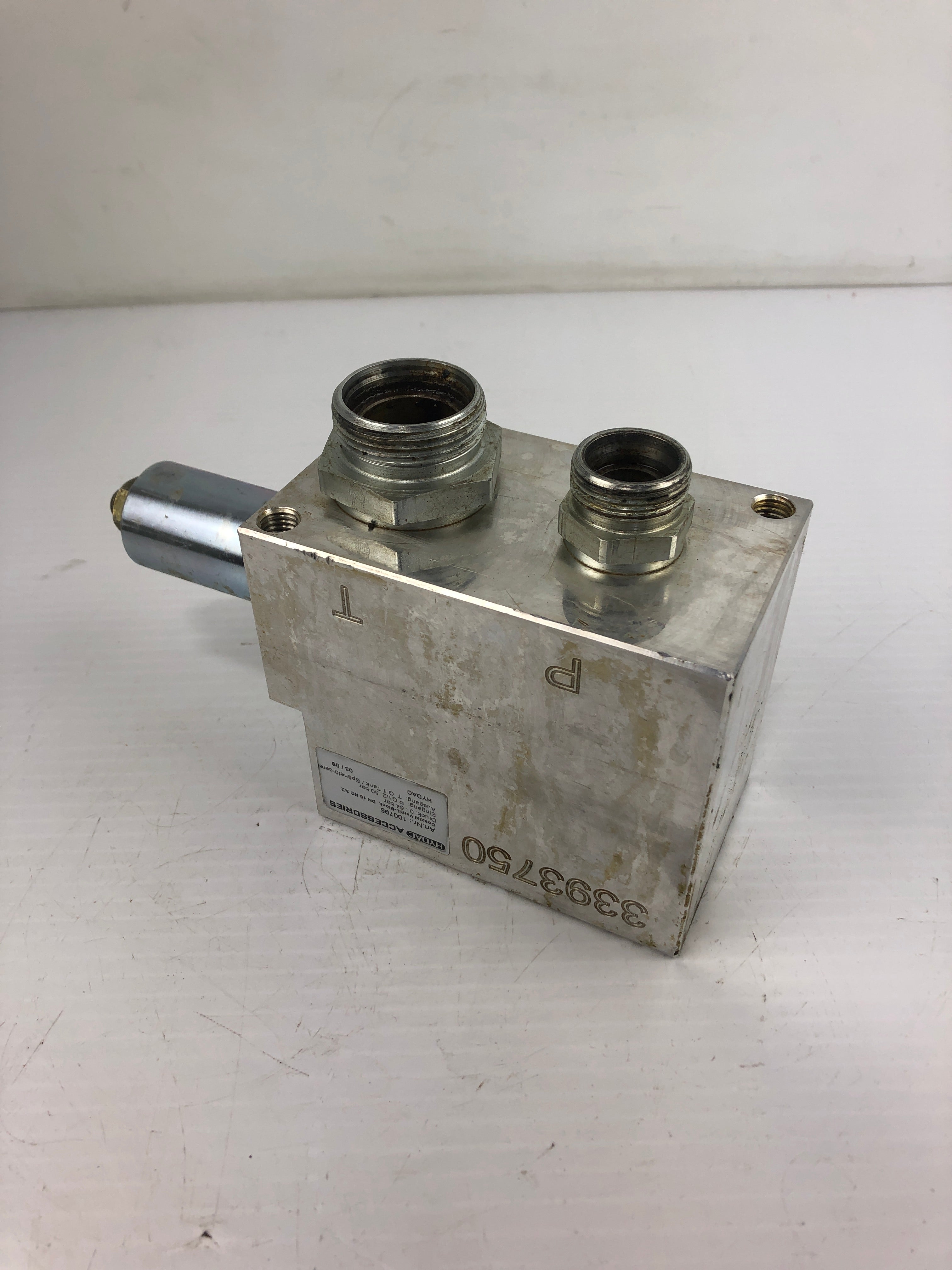 Hydac Accessories 3393750 Valve Block 100795