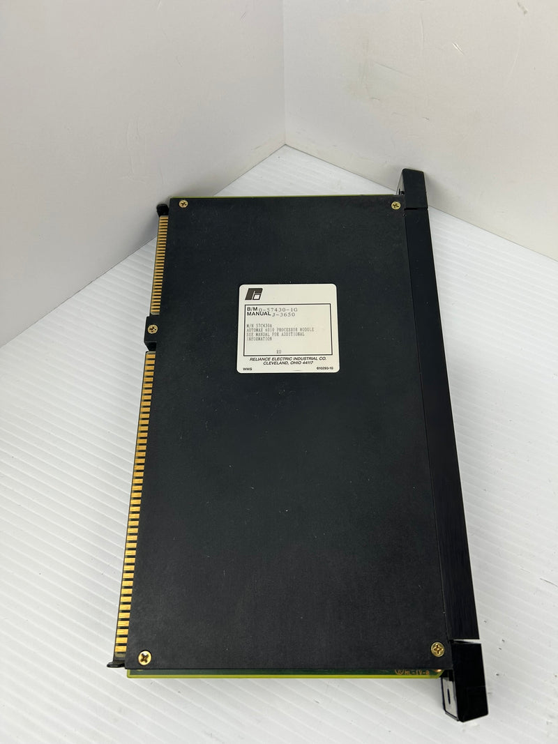 Reliance Electric 57C430A Automax 6010 Processor Module 0-57430-1G J-3650