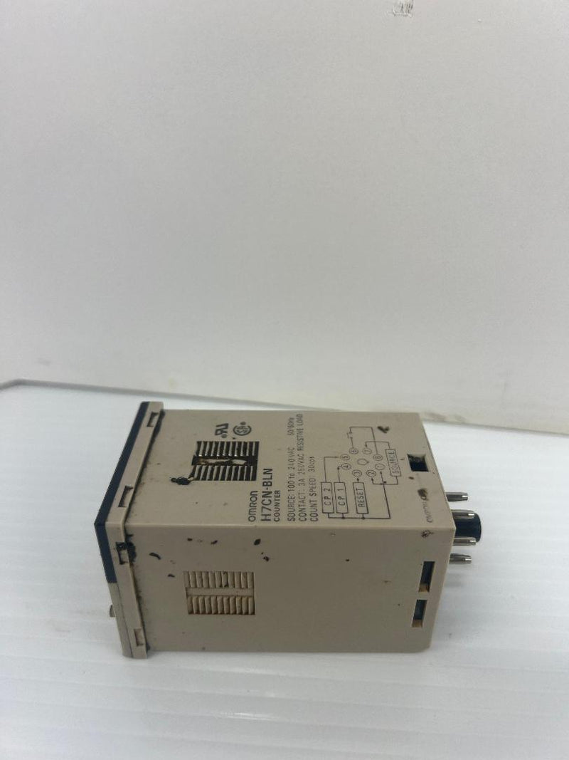 Omron H7CN-BLN Counter 30CPS 250V 3A 50/60Hz