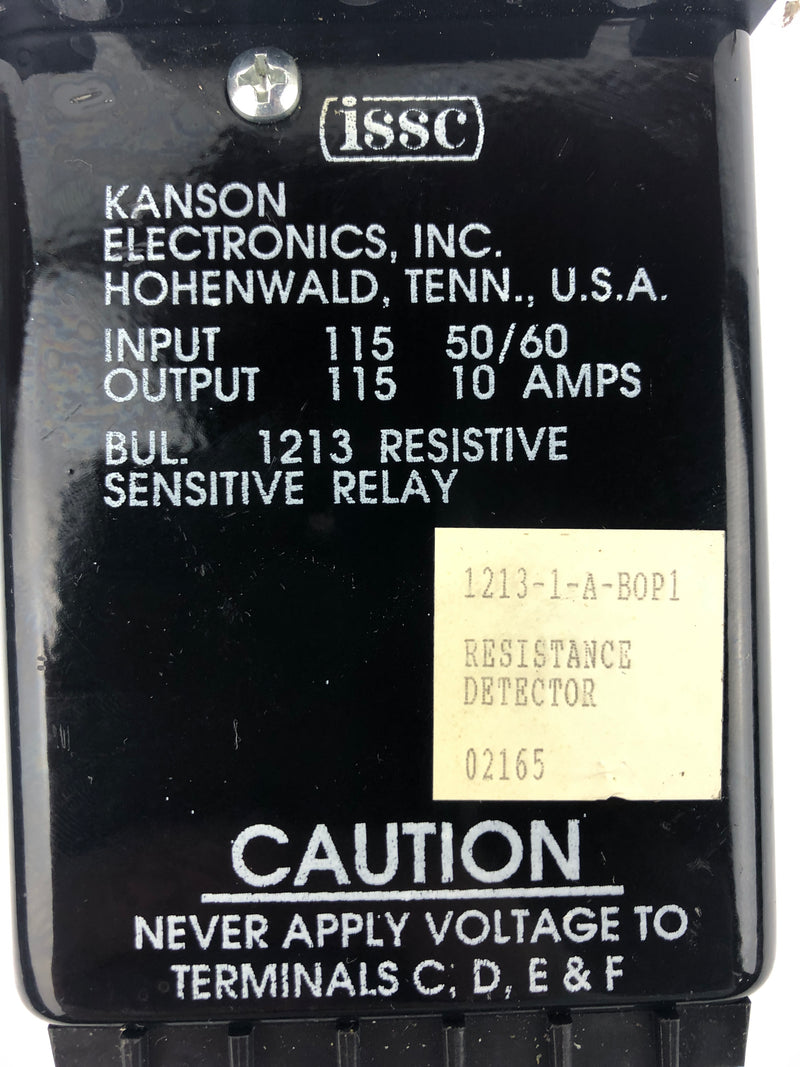 ISSC 1213-1-A-B0P1 Kanson Electronics Resistive Sensitive Relay 1213-1-AB0P1