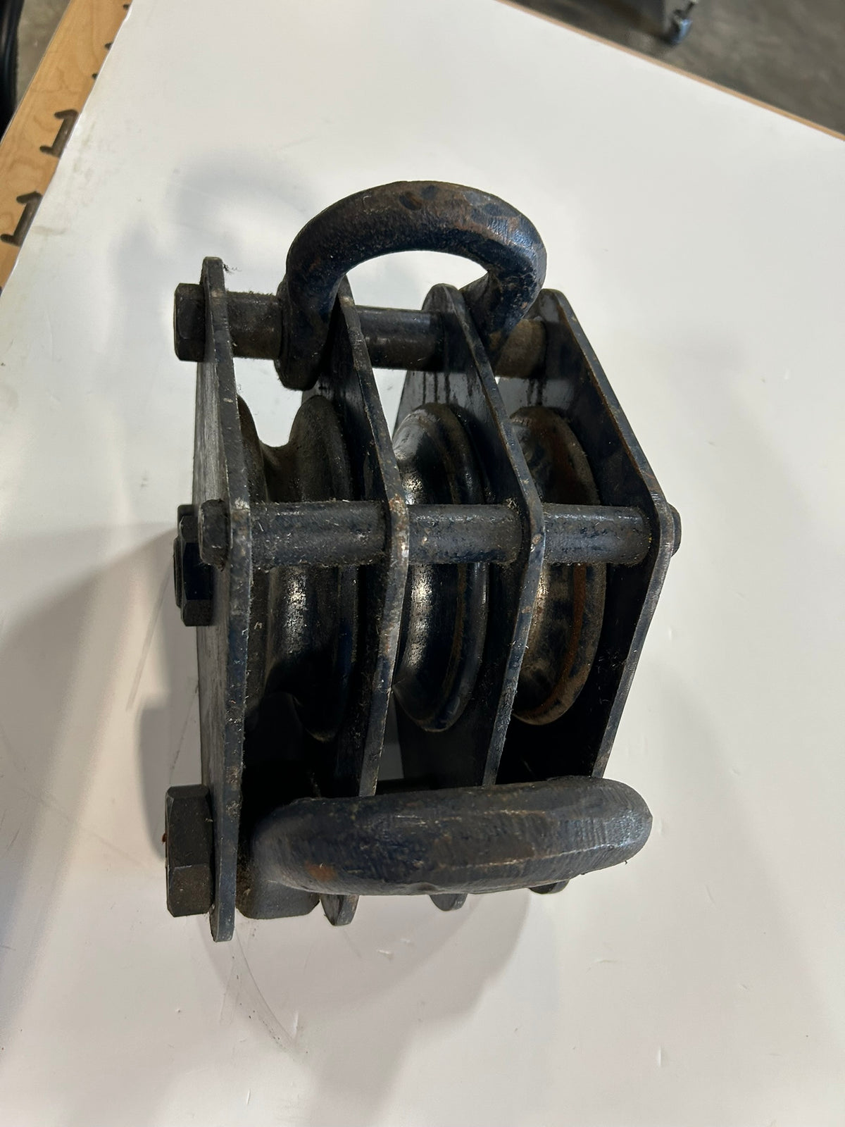McKissick No. 13 Triple Sheave Block Heavy-Duty Wire Rope Block 6" 12.5 Tons