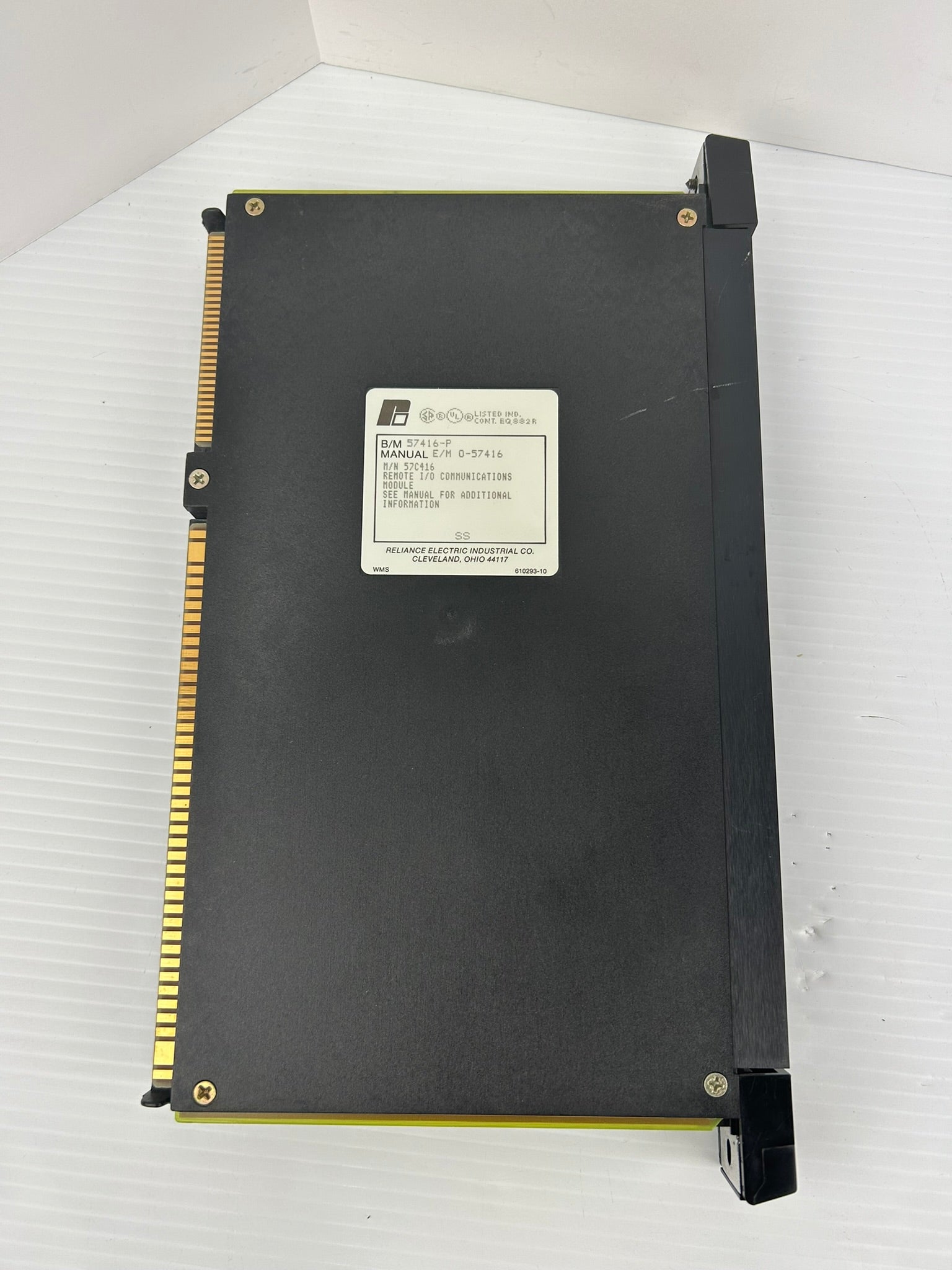 Reliance Electric 57C416 Remote I/O Communications Module 57416-P E/M 0-57416