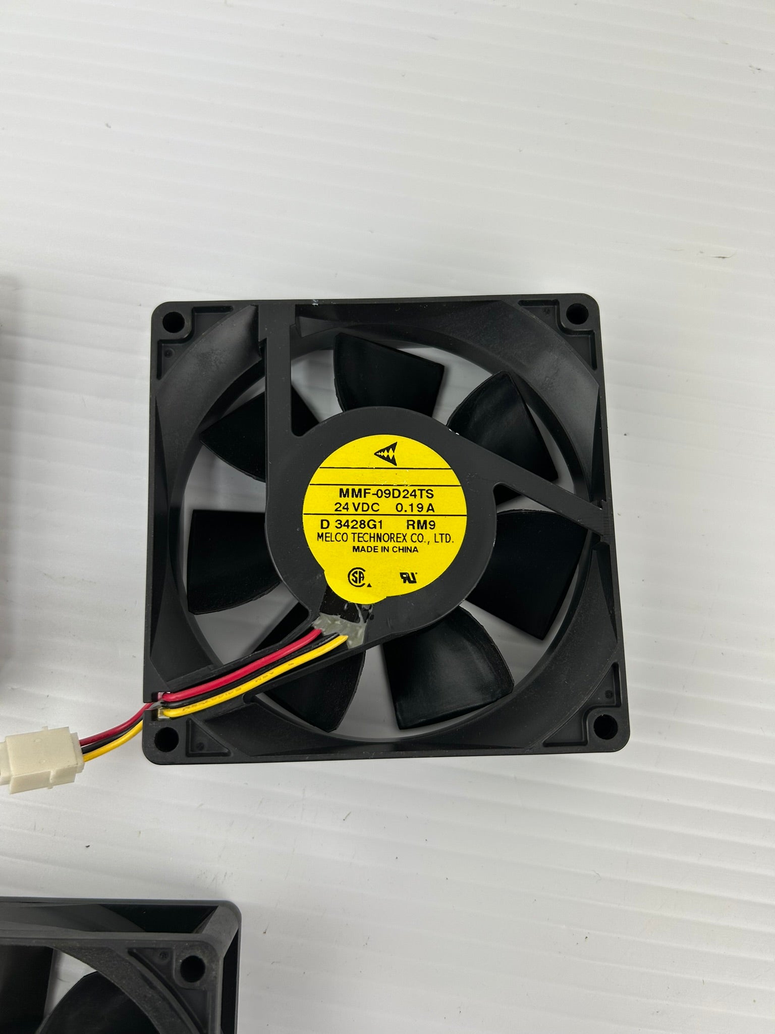 Melco Technorex Co MMF-09D24TS Inverter Drive Cooling Fan 24VDC 0.19A - Lot of 3