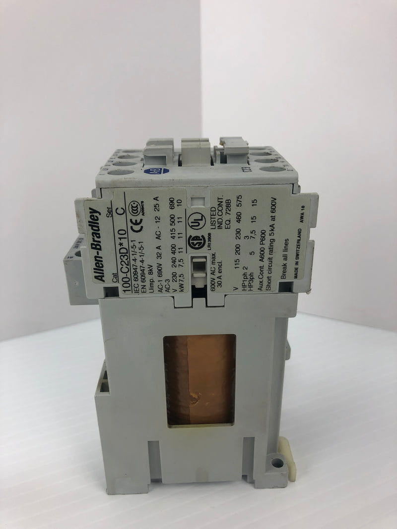 Allen-Bradley 100-C23D*10 Contactor Ser. C 690V 32A 3PH 8kV