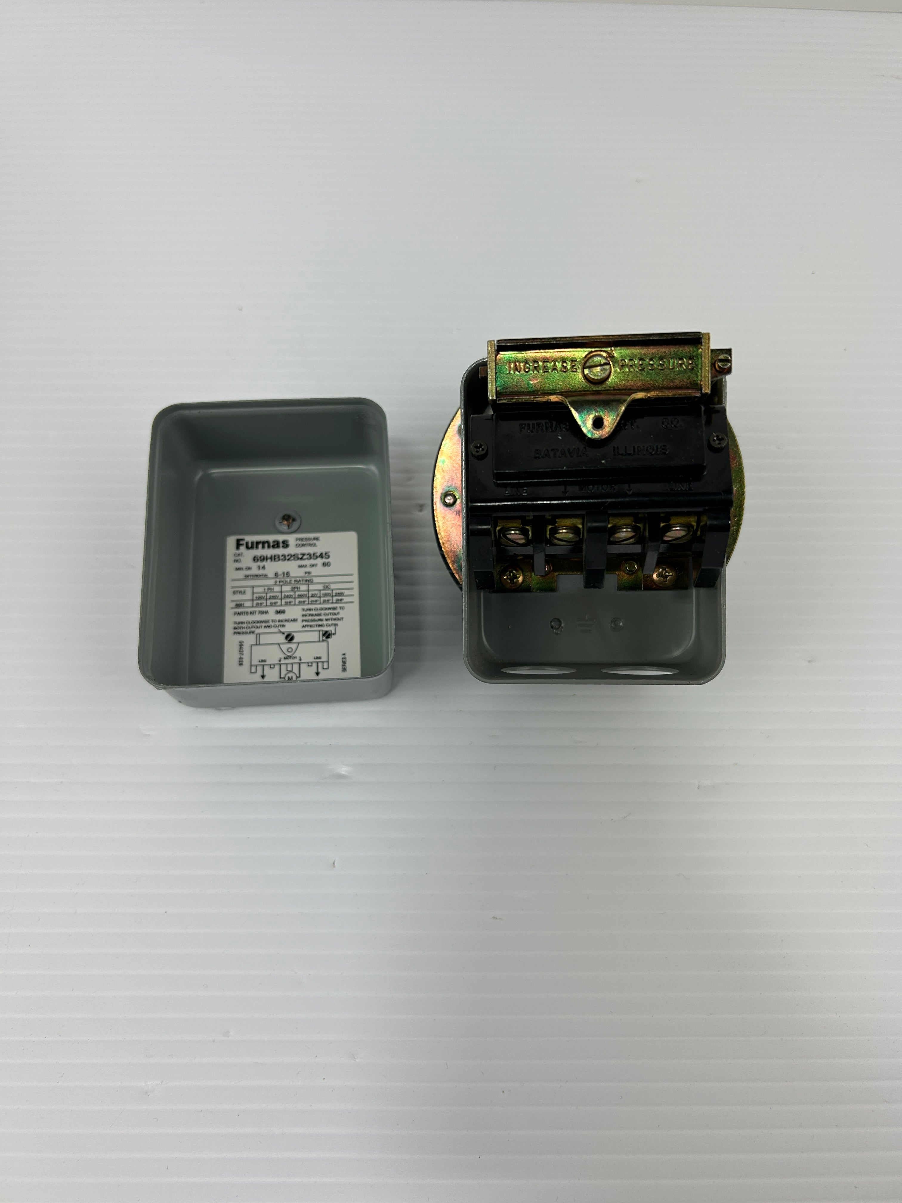 Furnas 69HB32SZ3545 Pressure Control Series A 2 Pole