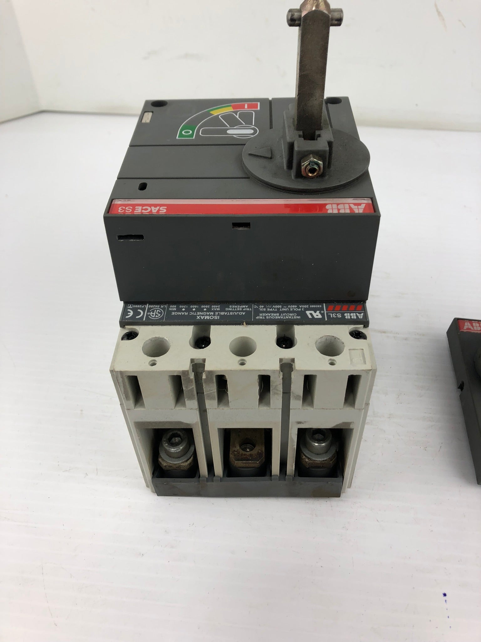 ABB 3L AL61088785 Instantaneous Trip Circuit Breaker Isomax SACE S SACE S3 S3L
