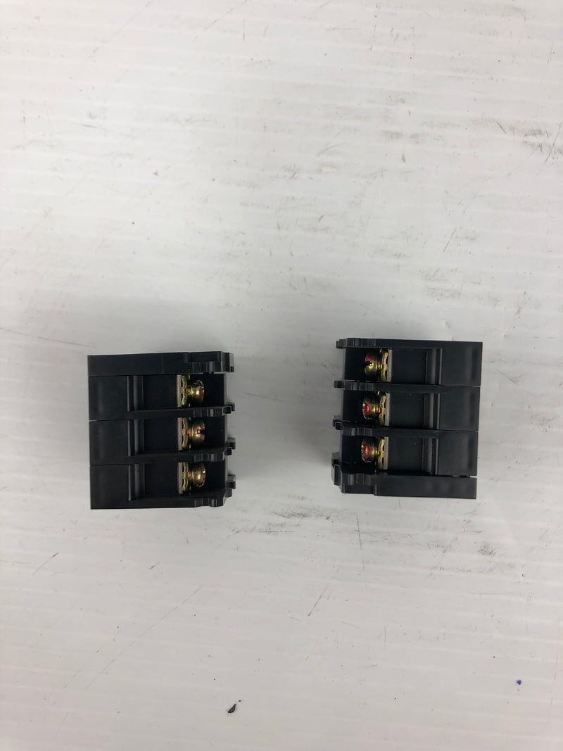 IDEC BNE15W Terminal Blocks 600V - Lot of 6