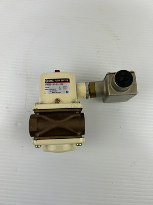 SMC IFW520-04-01-X288 IFW Flow Switch 0.1~0.6MPa 5A 24VDC 25l/min