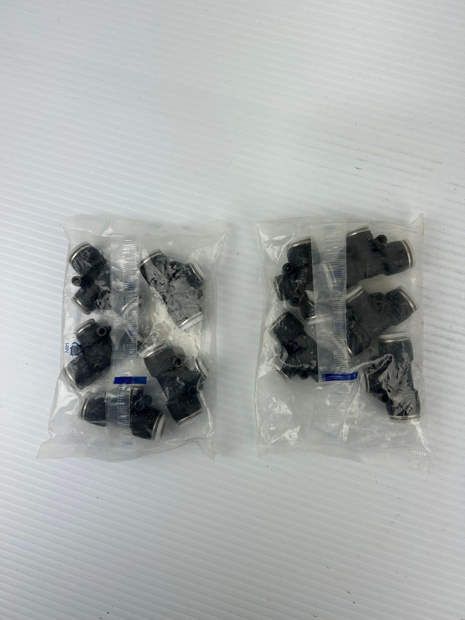 Festo 564809 Push In T-Connector QBT-1/2T-3/8-U Reducer Tee - Lot of 10