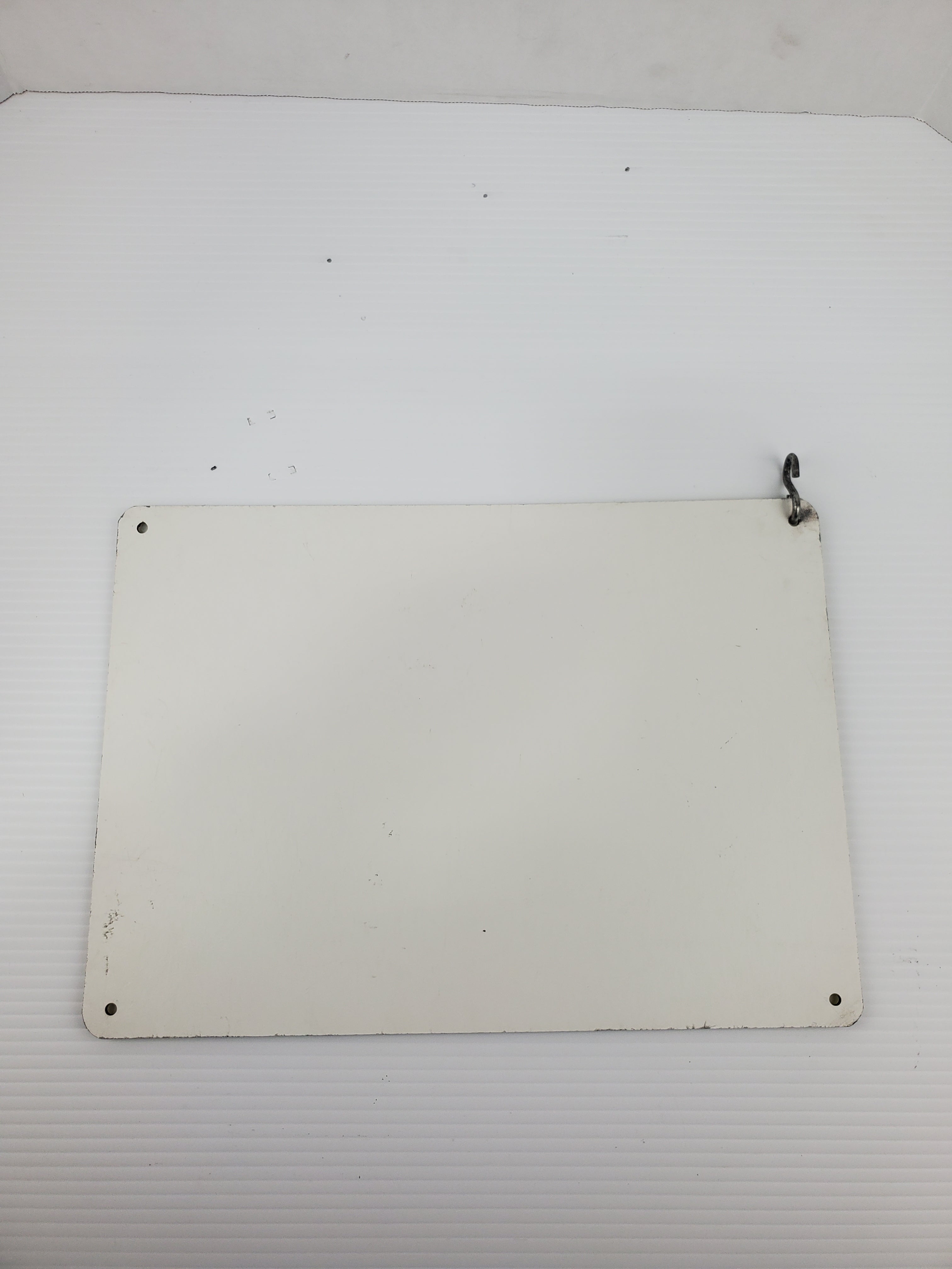 Metal Hanging Sign Yellow CAUTION - LOW OVERHEAD CLEARANCE