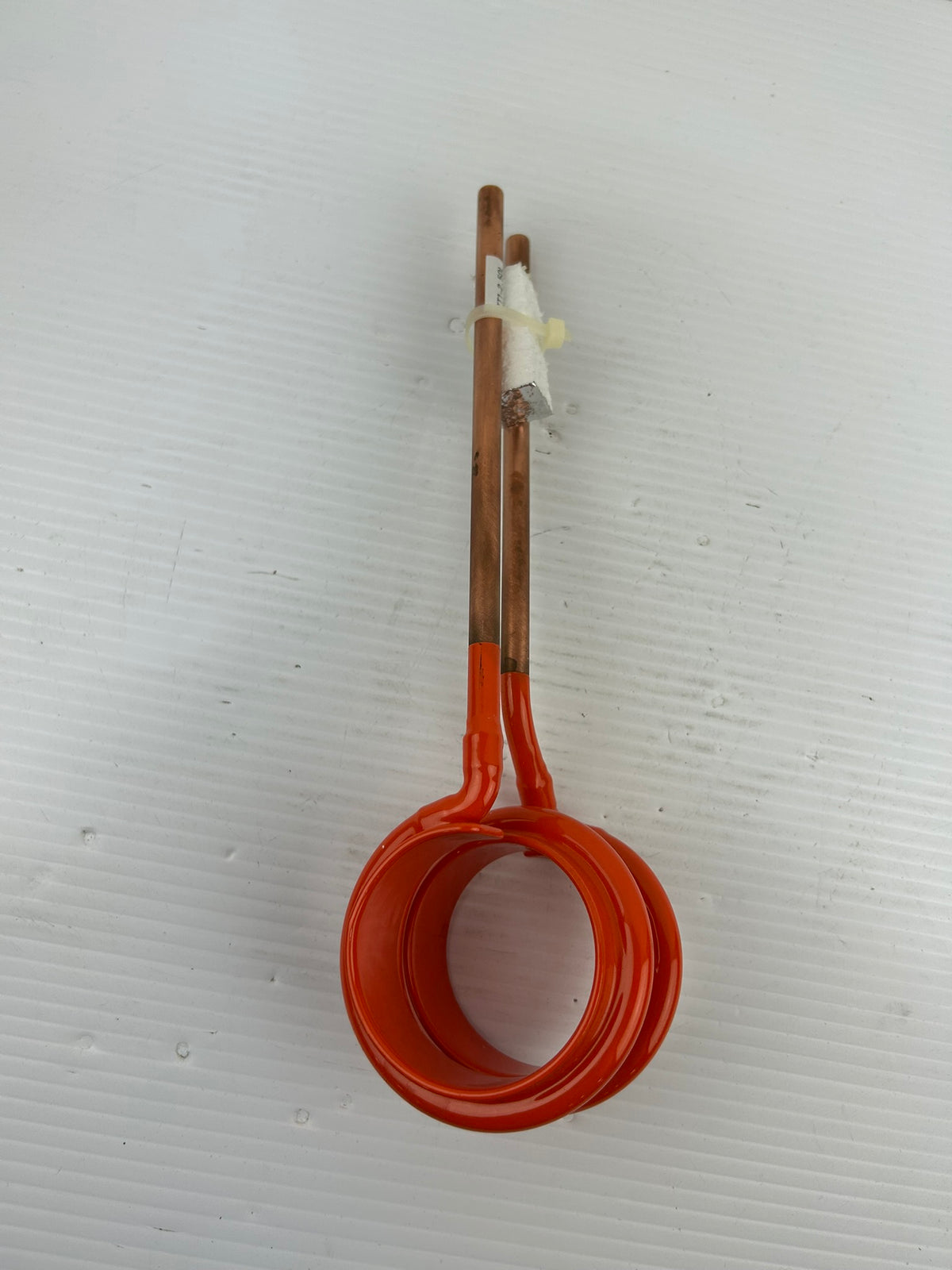 High Frequency Copper Tube Induction Heating Coil for Welding TT1-2.50L Orange