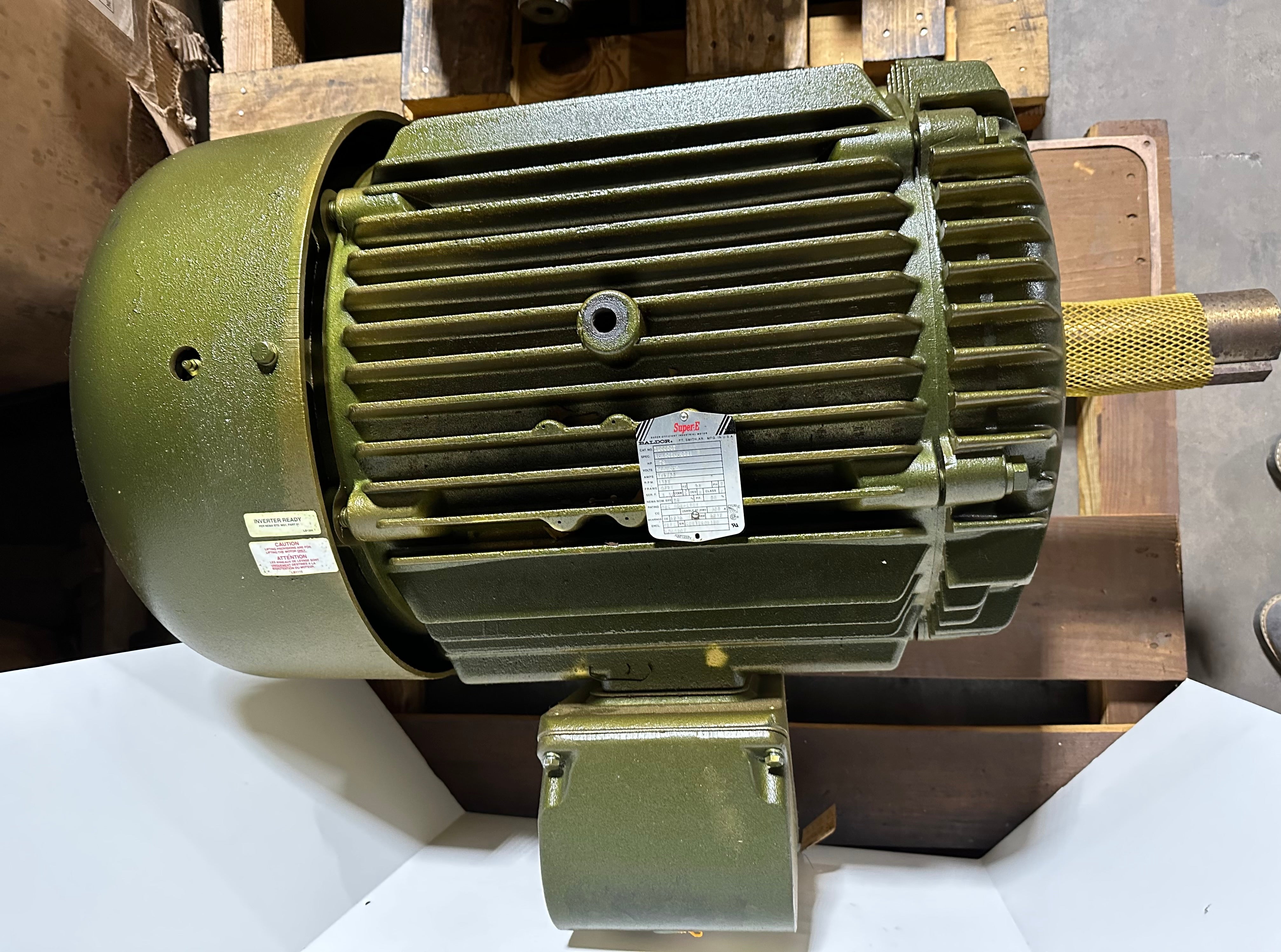 Baldor Super-E EM4404T Motor 75HP 1185 RPM 405T Frame 3PH