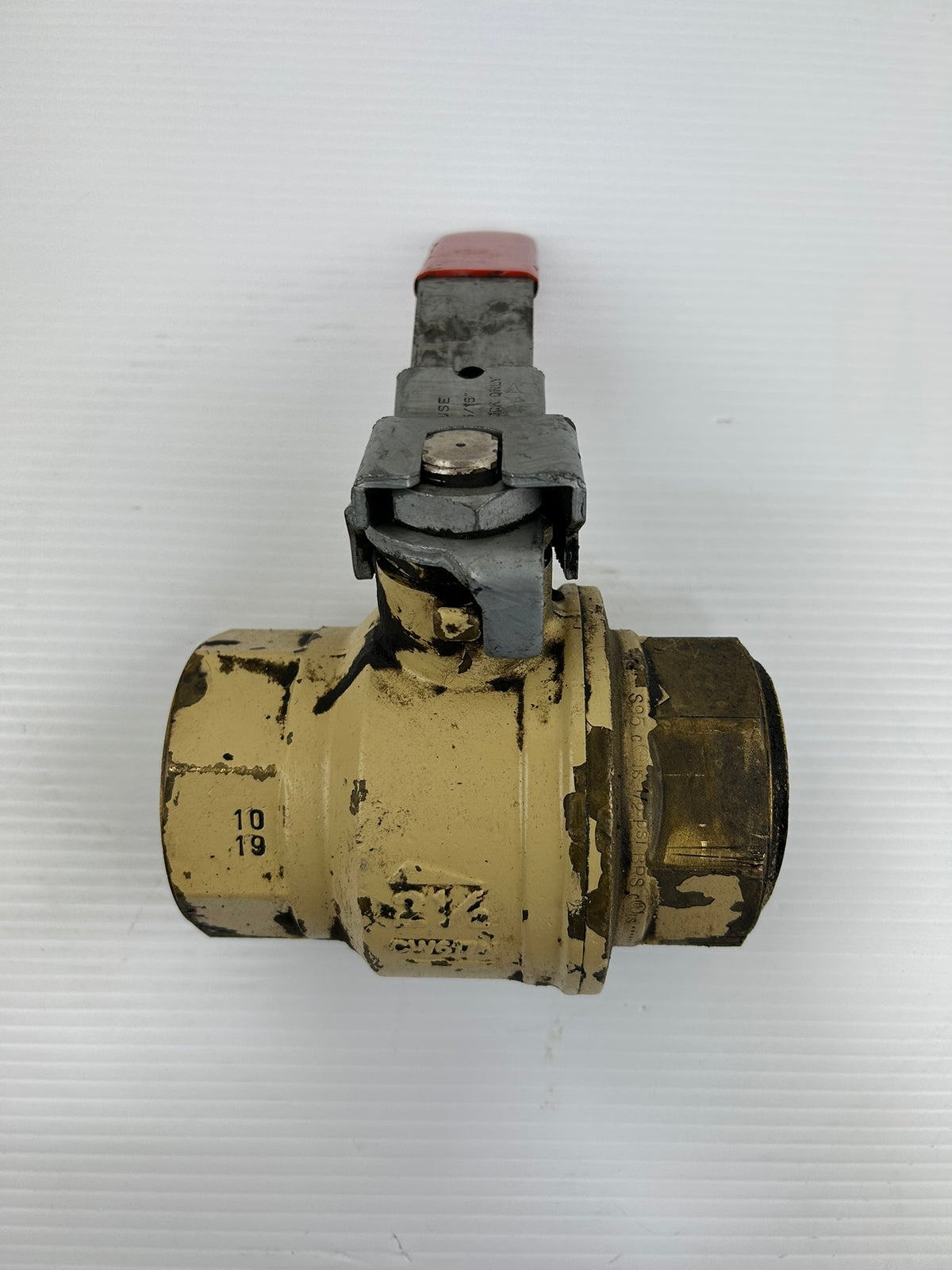 2-1/2" Brass Ball Valve CW617N with Locking Handle 450CWP PN30 DN65