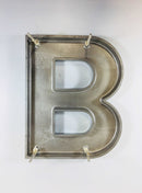 12 Inch "B" Metal Block Letter