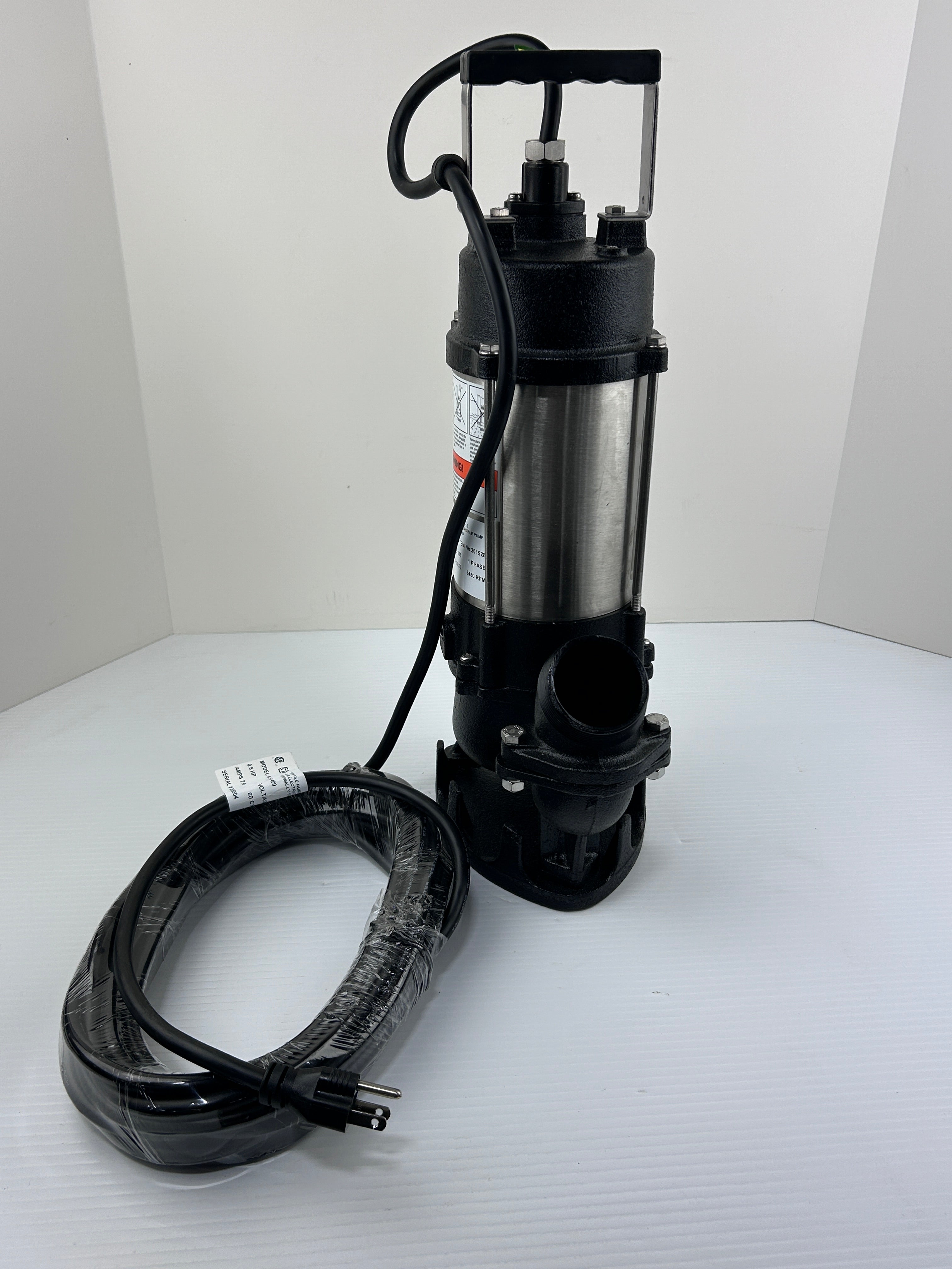 BJM Electrical Submersible Pump SV400 0.5HP 115V 1PH 7.6A 60CYC 3450 RPM 201528