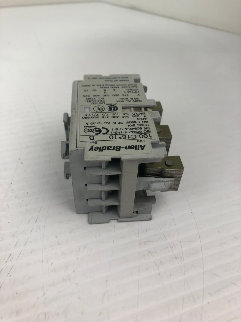 Allen Bradley 100-C16*10 Contactor Series B