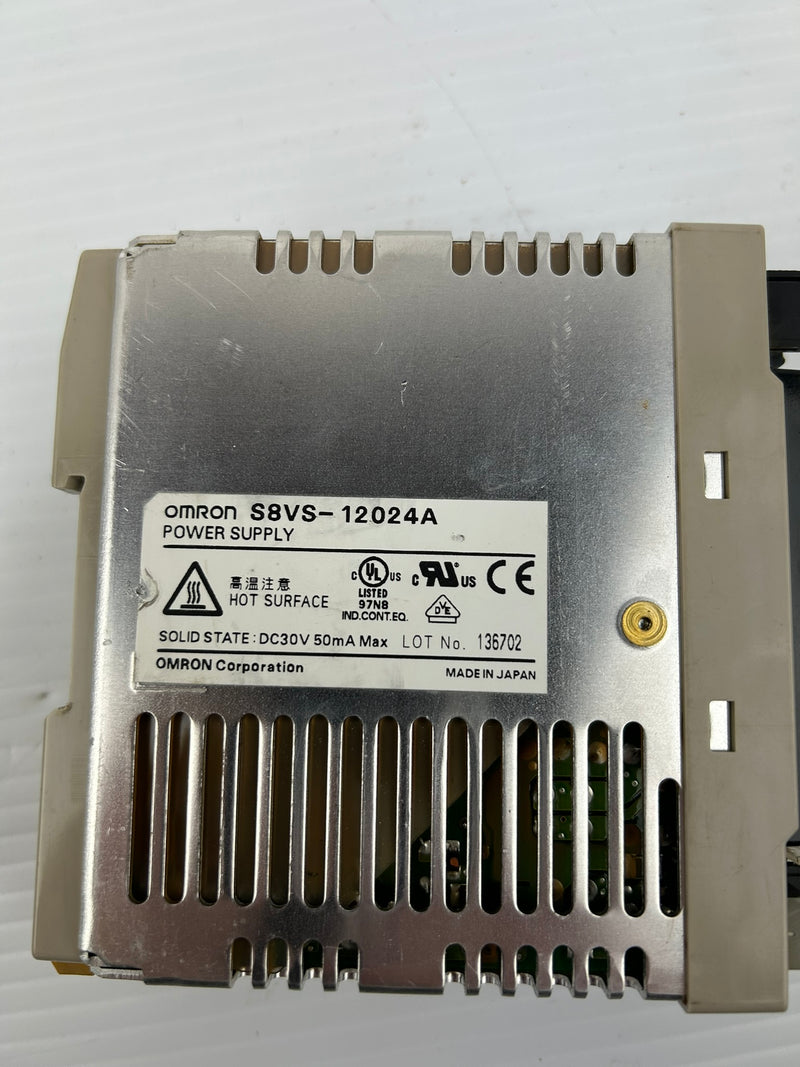 Omron S8VS-12024A Power Supply with Bottom Cover