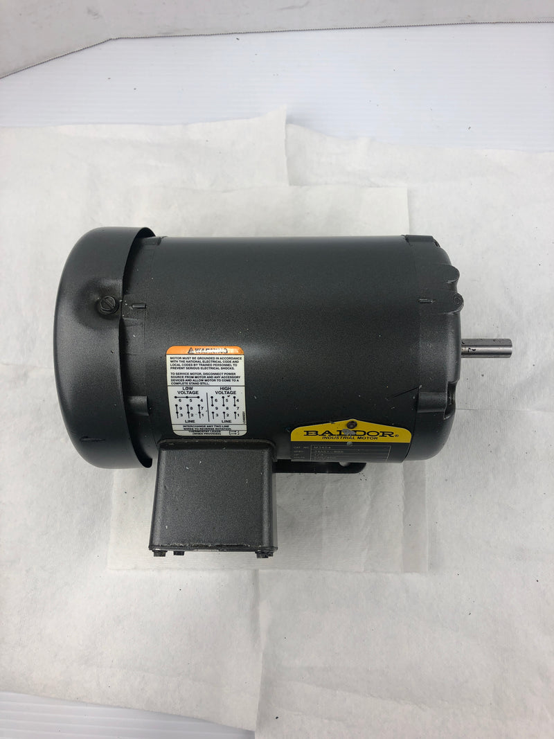 Baldor M3454 Industrial Motor 1/4HP 1725 RPM 3PH