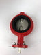 C&C Butterfly Valve DI 4" CF8M Viton ANSI 150 Wafer