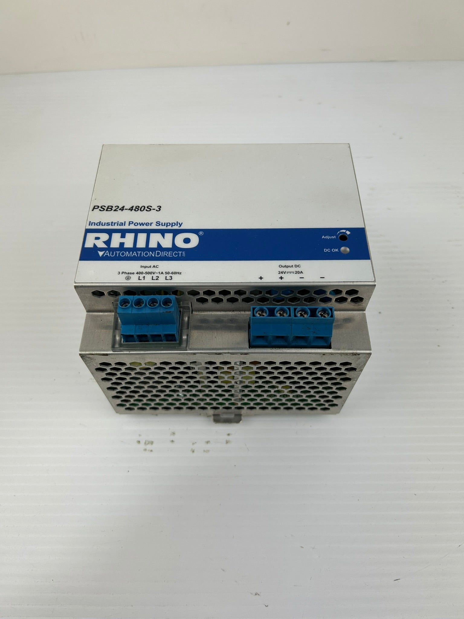 Rhino Automation Direct PSB24-480S-3 Industrial Power Supply