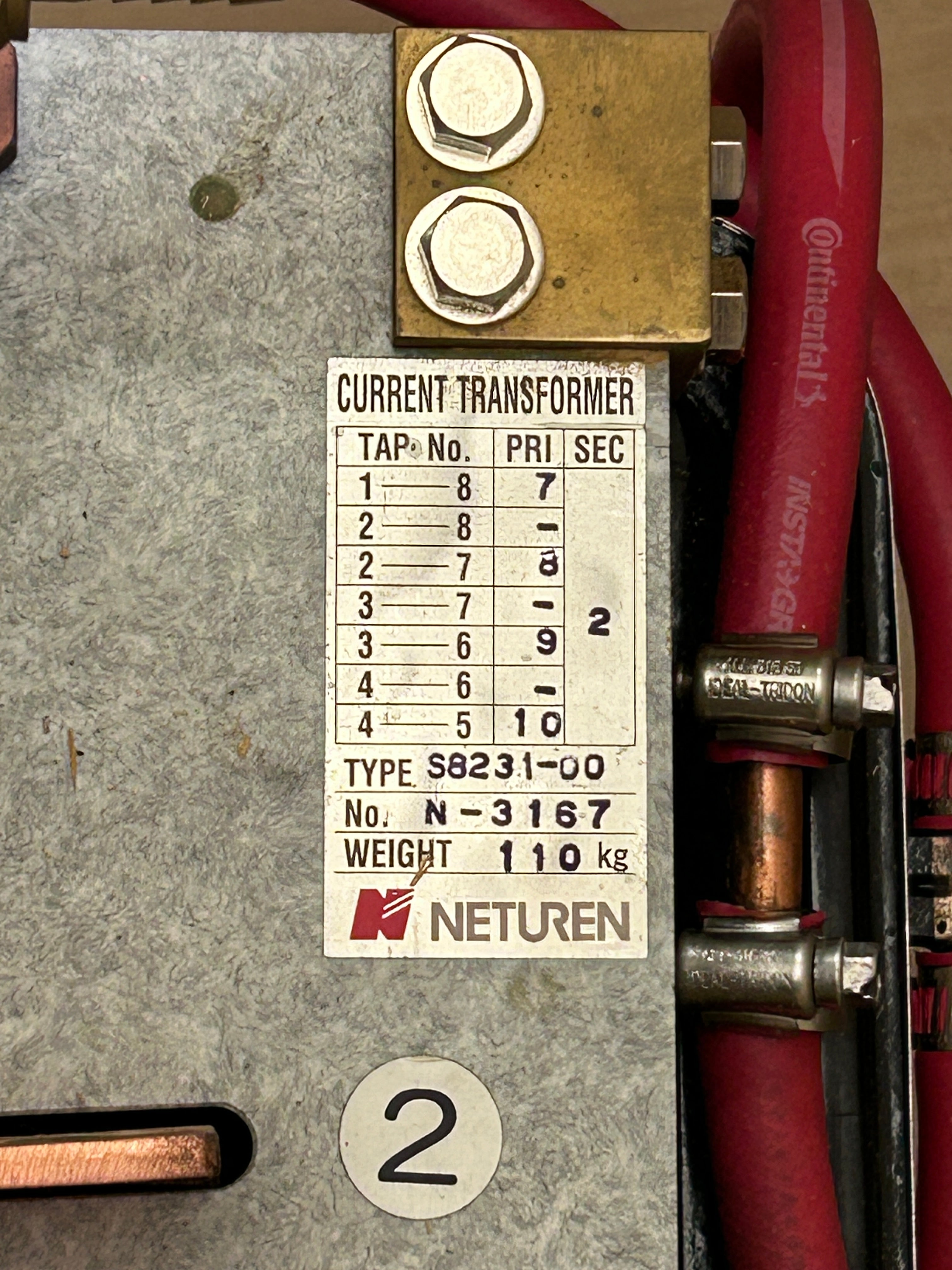 Neturen S8231-00 Current Transformer Resistance Spot Welder Welding