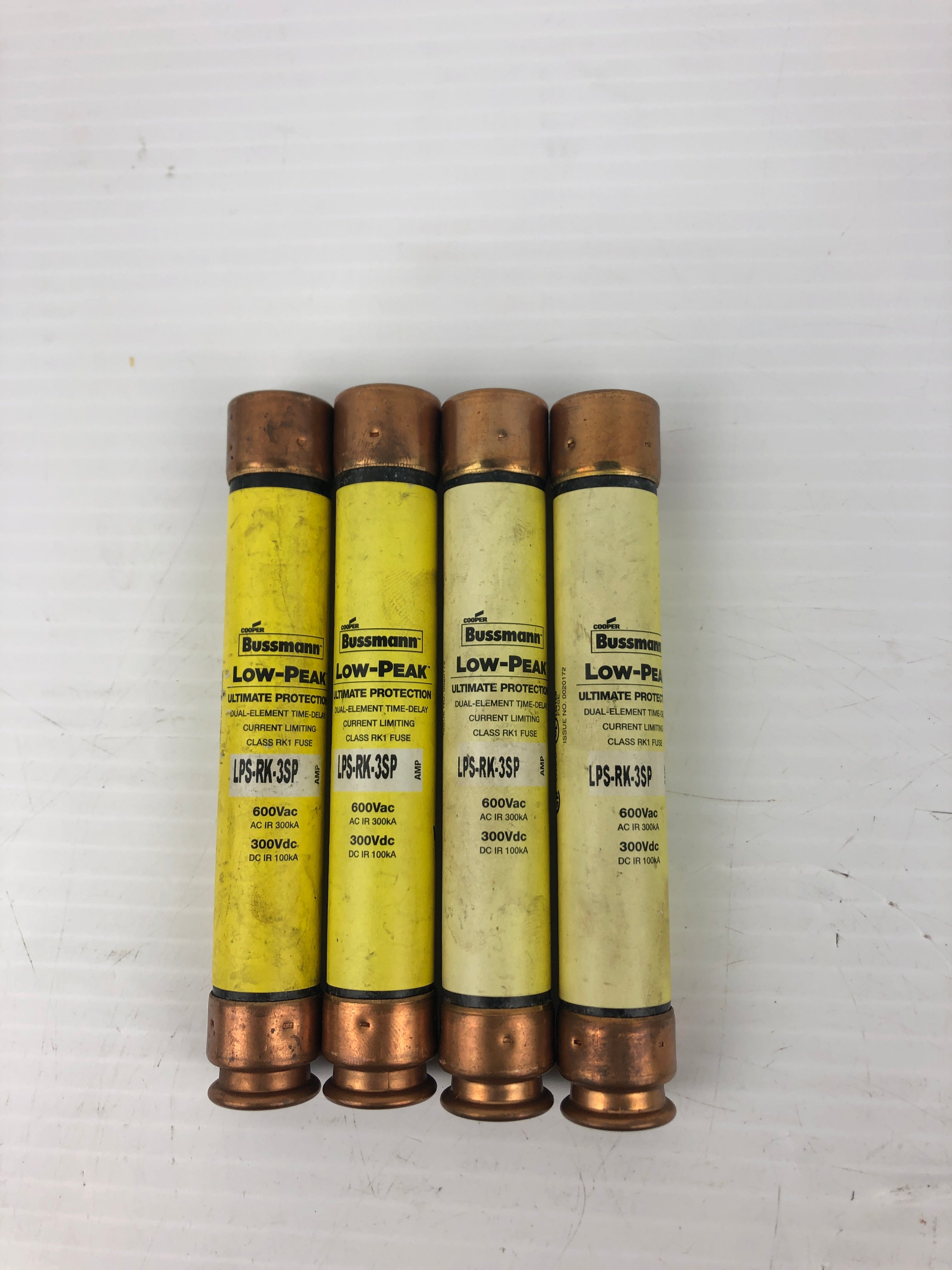 Cooper Bussmann LPS-RK-3SP Low Peak Fuse 600VAC (Lot of 4)