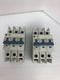 Allen-Bradley 1489-A3D060 Circuit Breaker Ser. A 415V 6A 3P 50/60Hz - Lot of 2