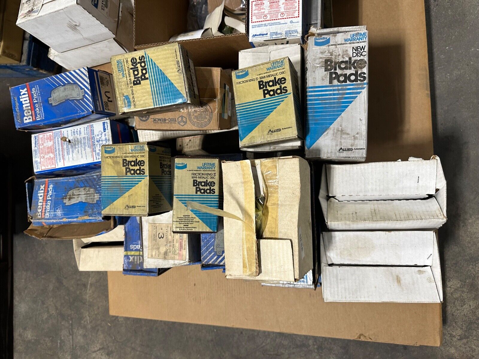 Huge Lot of Bendix Auto Parts Brake Pads Valves Cylinders Hoses