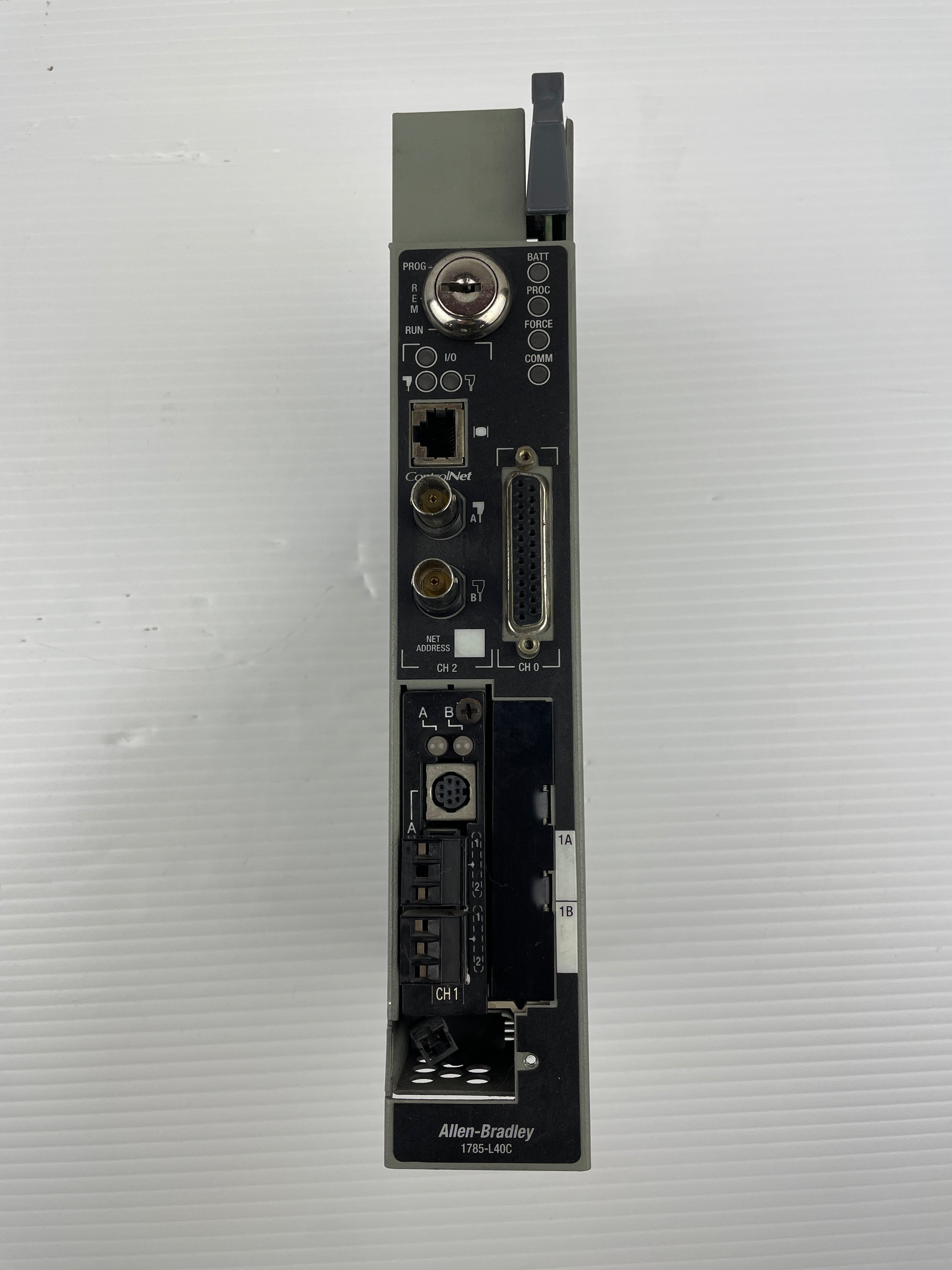 Allen-Bradley 1785-L40C PLC 5/40 Controlnet Processor Module Series D Rev E01