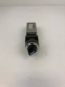 SMC VFM350 Mechanical Valve 1.5 9kgf/cm Black Turn Switch 2-Position Selector