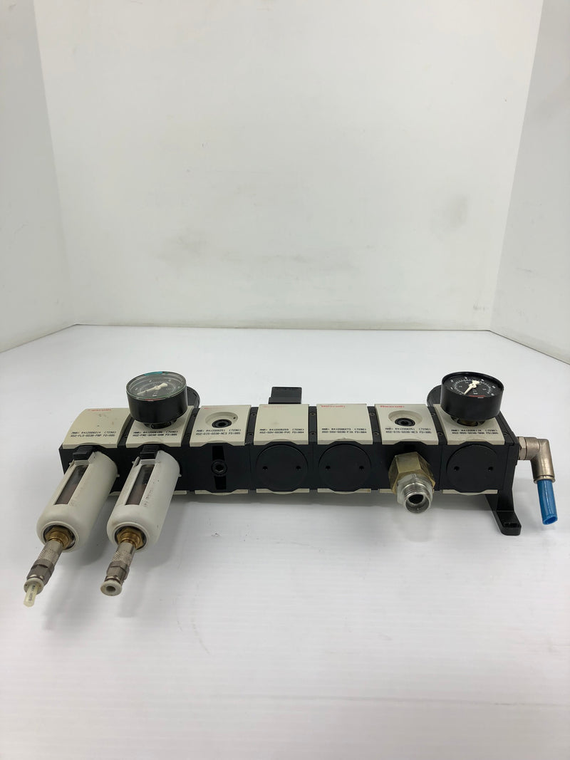 Rexroth Pneumatic Pressure System with Gauges and Lubricators 7290-885