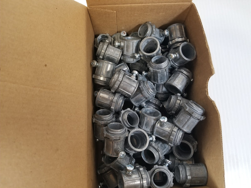 Thomas & Betts CI5004 1/2" EMT Die Cast Fitting Connectors - Box of 50