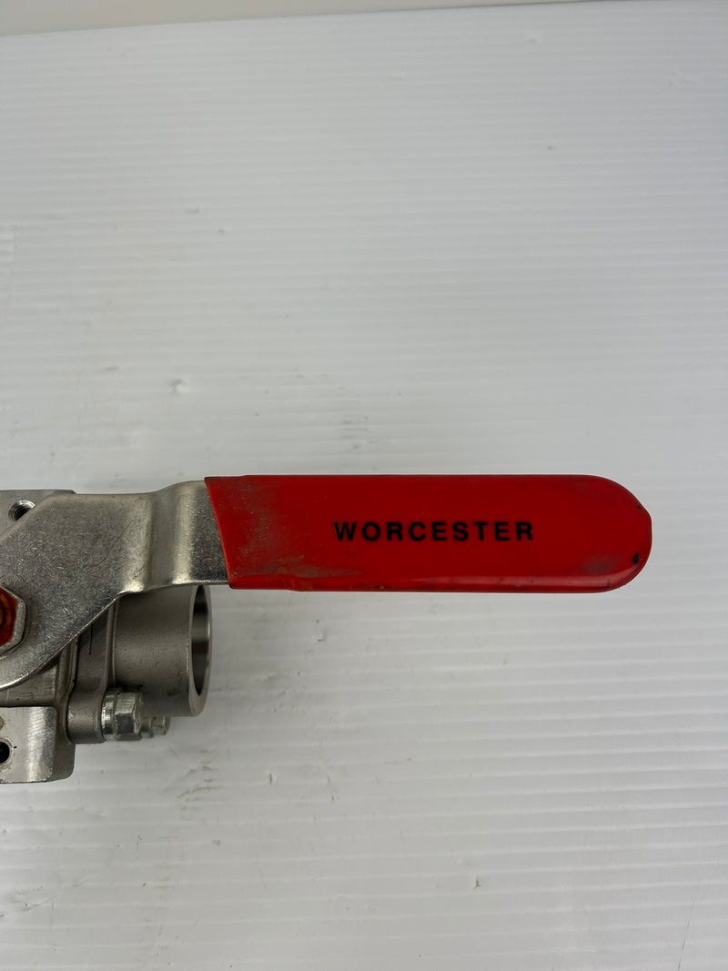 Worcester 14466TSWR3 Ball Valve with Handle 316 CF8M 400F 1000CWP