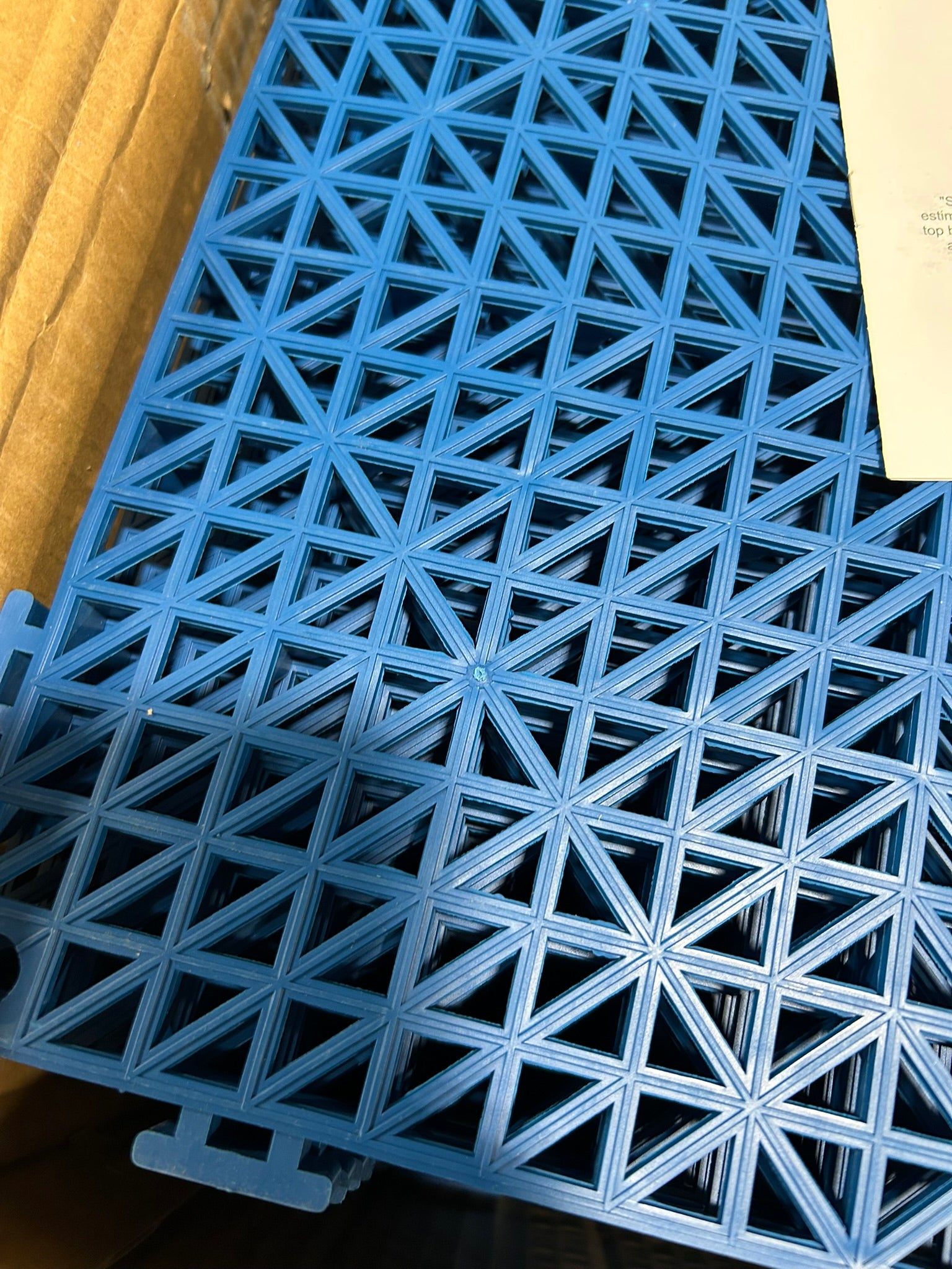 Vevor 30*30*1.5cm-U Drainage Mat Blue 12" x 12" - Box of 50