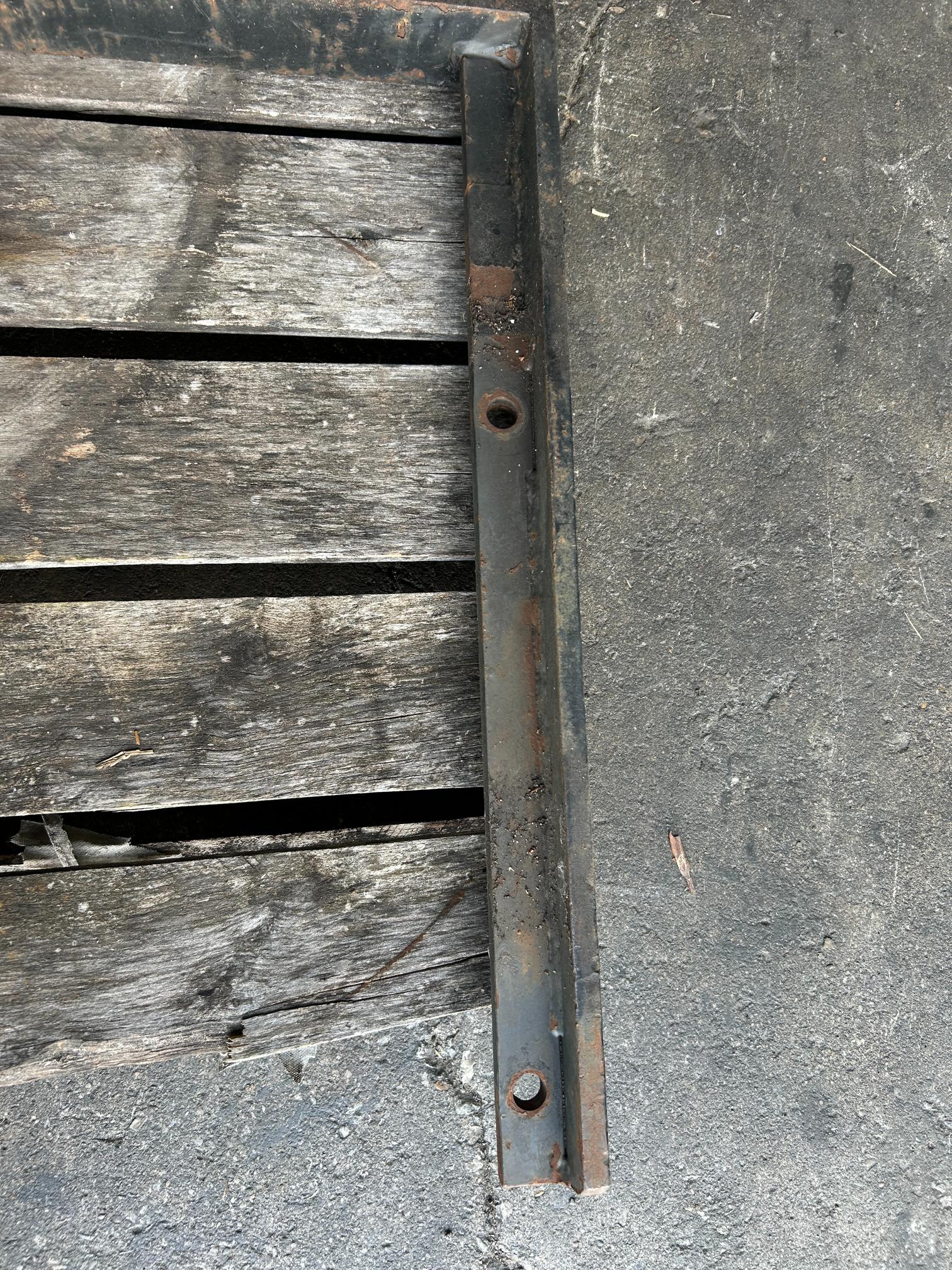 Forklift Load Rest 45-3/4” W x 46-1/8” H Black Metal