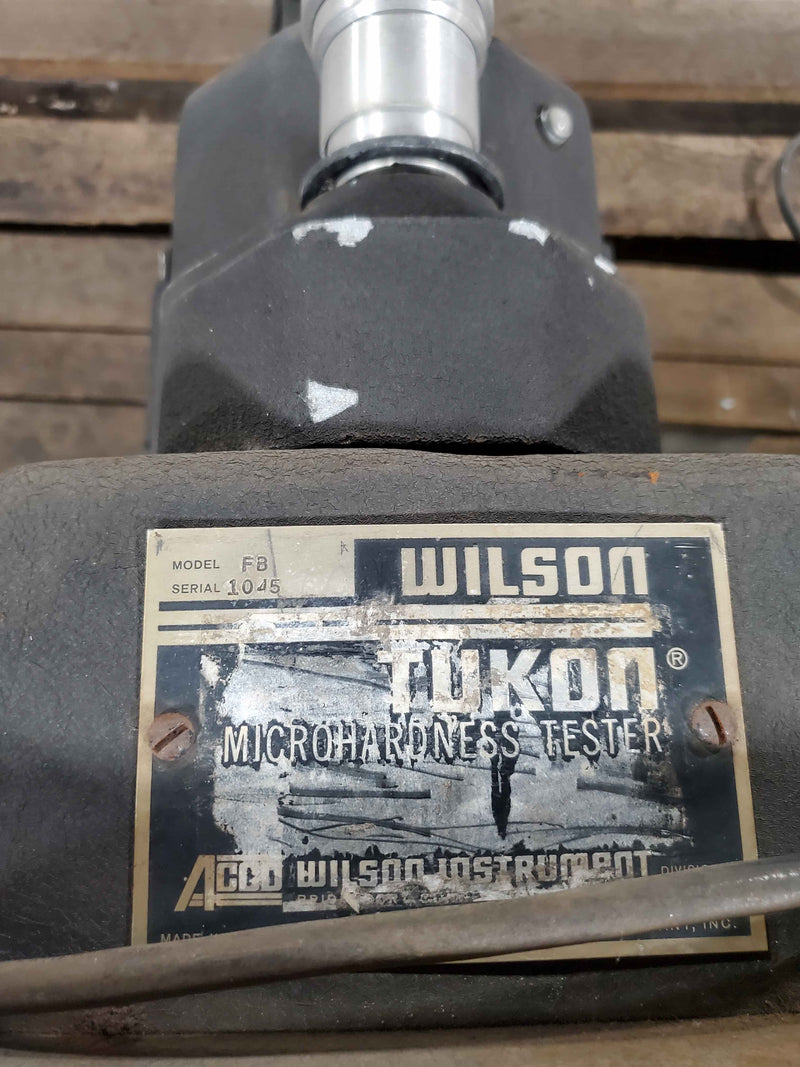 Wilson Tukon FB Microhardness Tester