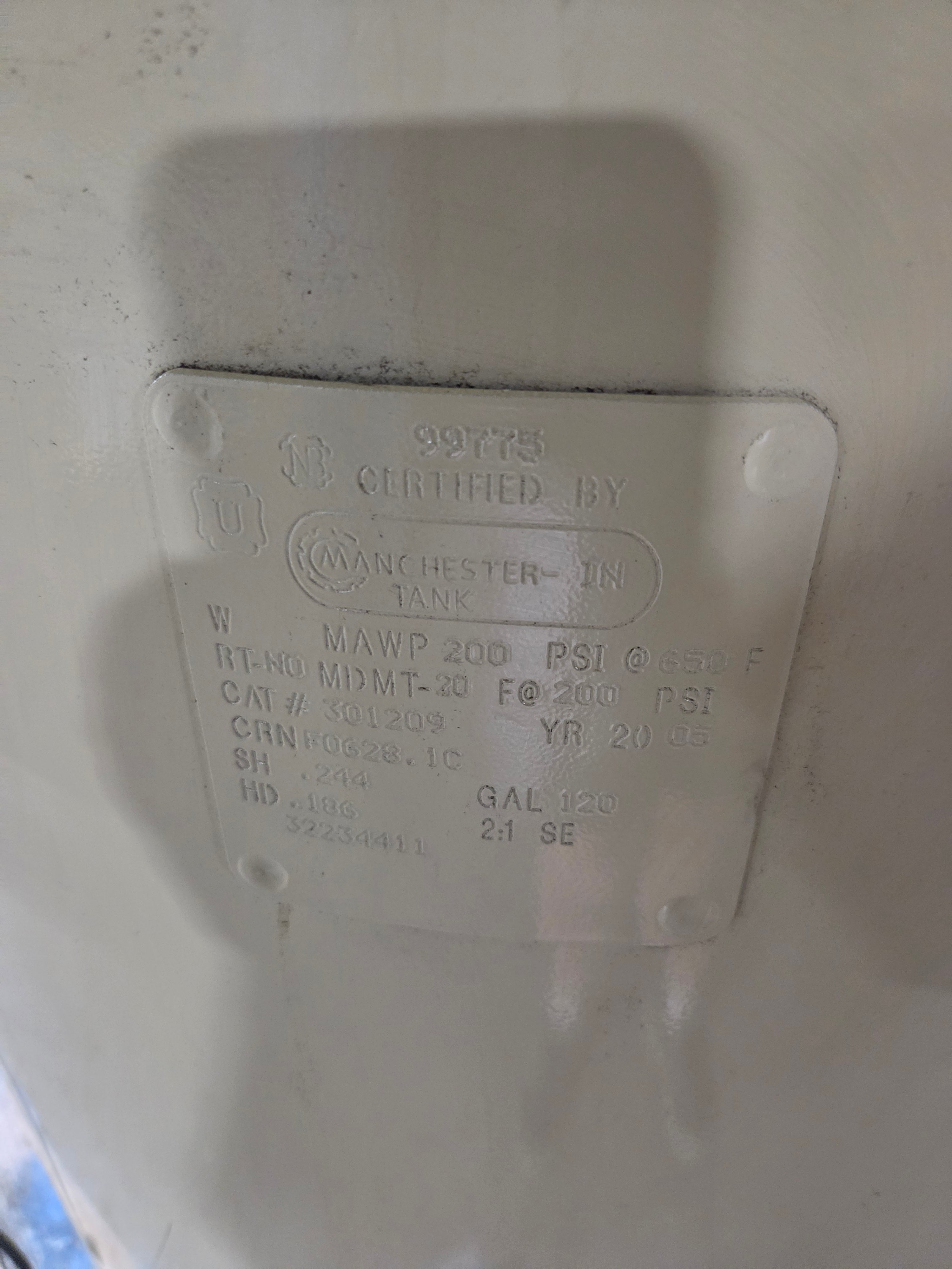 Ingersoll Rand 2545K10 Vertical Air Compressor 10 HP 120 Gallon 175 PSIG 3PH